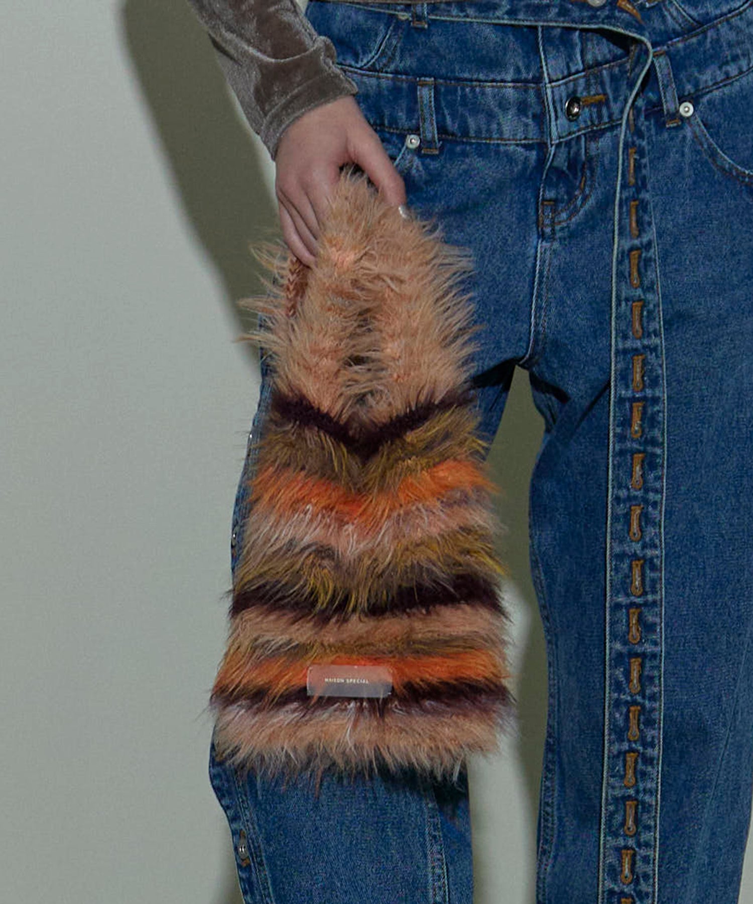 24AUTUMN PRE-ORDER】Multi Border Knit Bag
