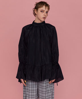 【SALE】Shirring Volume Blouse