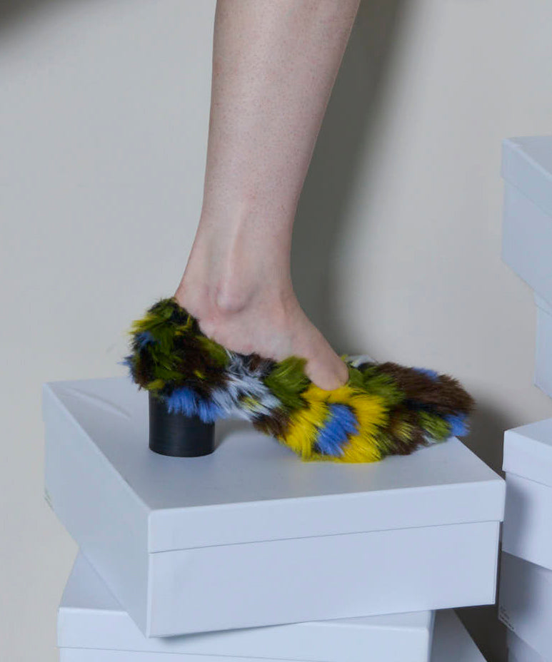 靴 MAISONSPECIAL Multi Fabric Pumps Multi Fabric Pumps