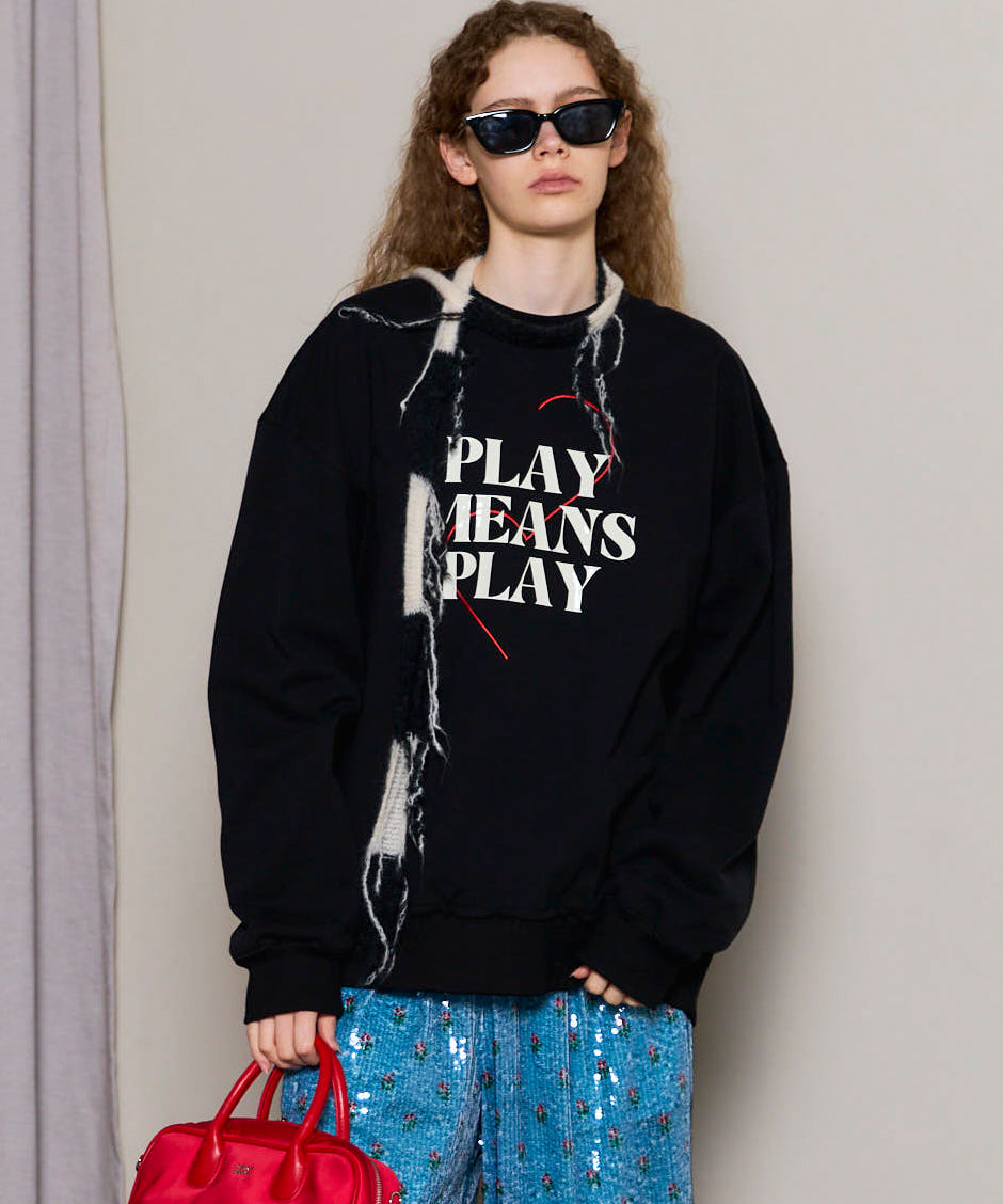 【期間限定値下げ】新品 メゾンスペシャル スウェット タグ付き UNISEX》Multi Graphic Prime-Over Crew Neck Sweat Pullover