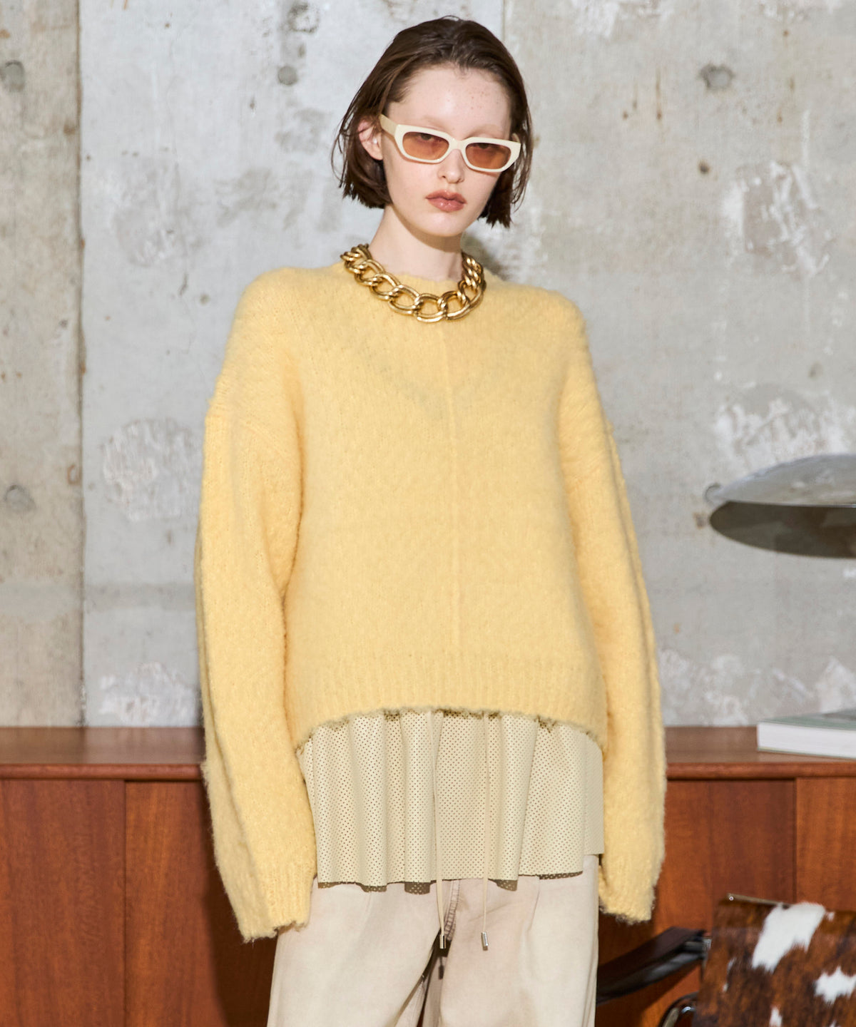 【25WINTER PRE-ORDER】Slub Brush Knit Pullover