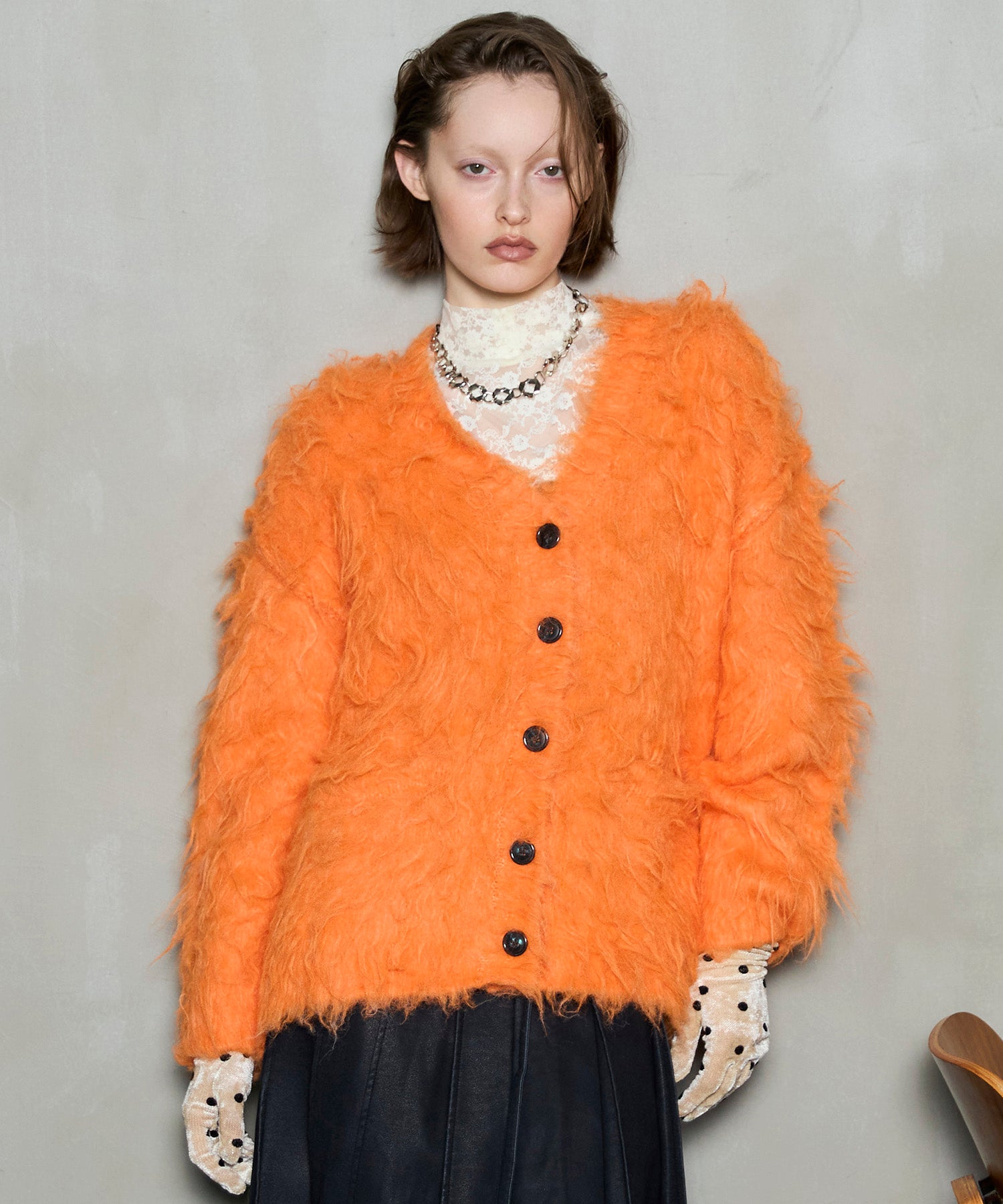 【MAISON SPECIAL】フラッフィーシャギーカーディガン Fluffy Shaggy Knit Cardigan