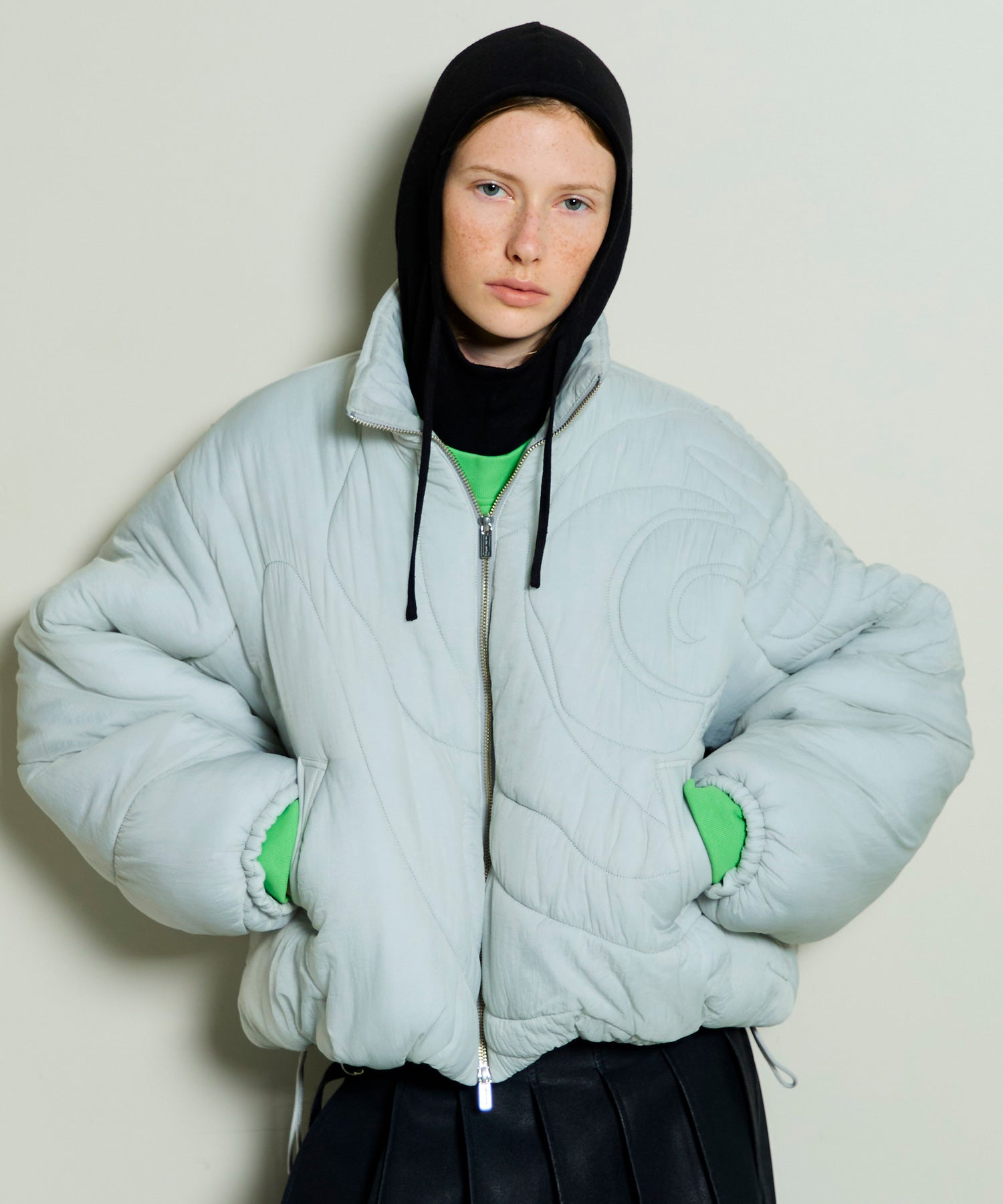 Rose Quilted Padded Jacket