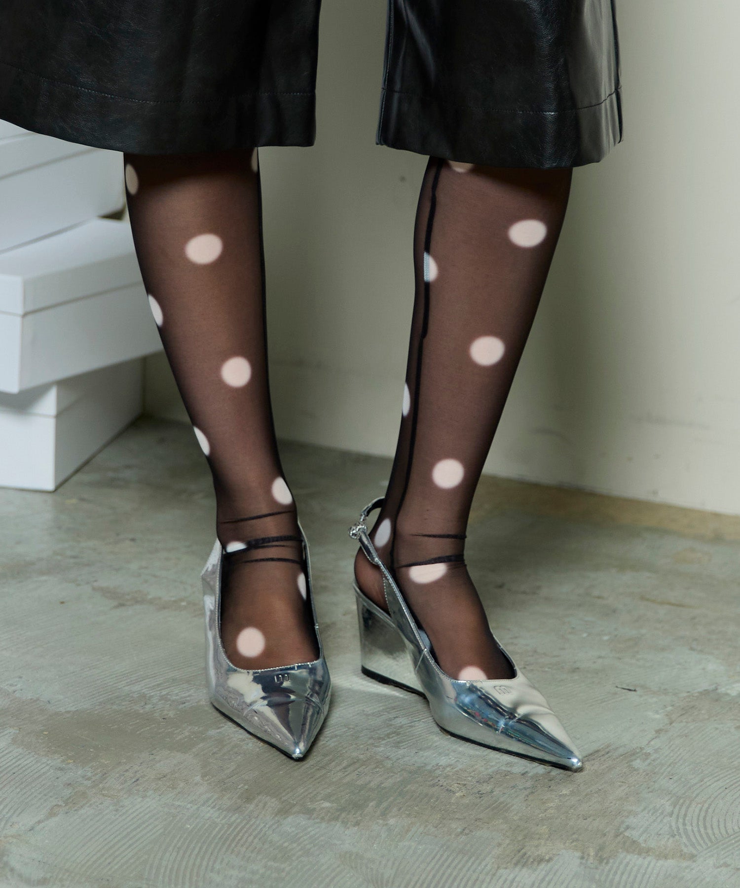新品 2000ARCHIVES POLKA DOT TIGHTS ドット タイツ 【公式通販】