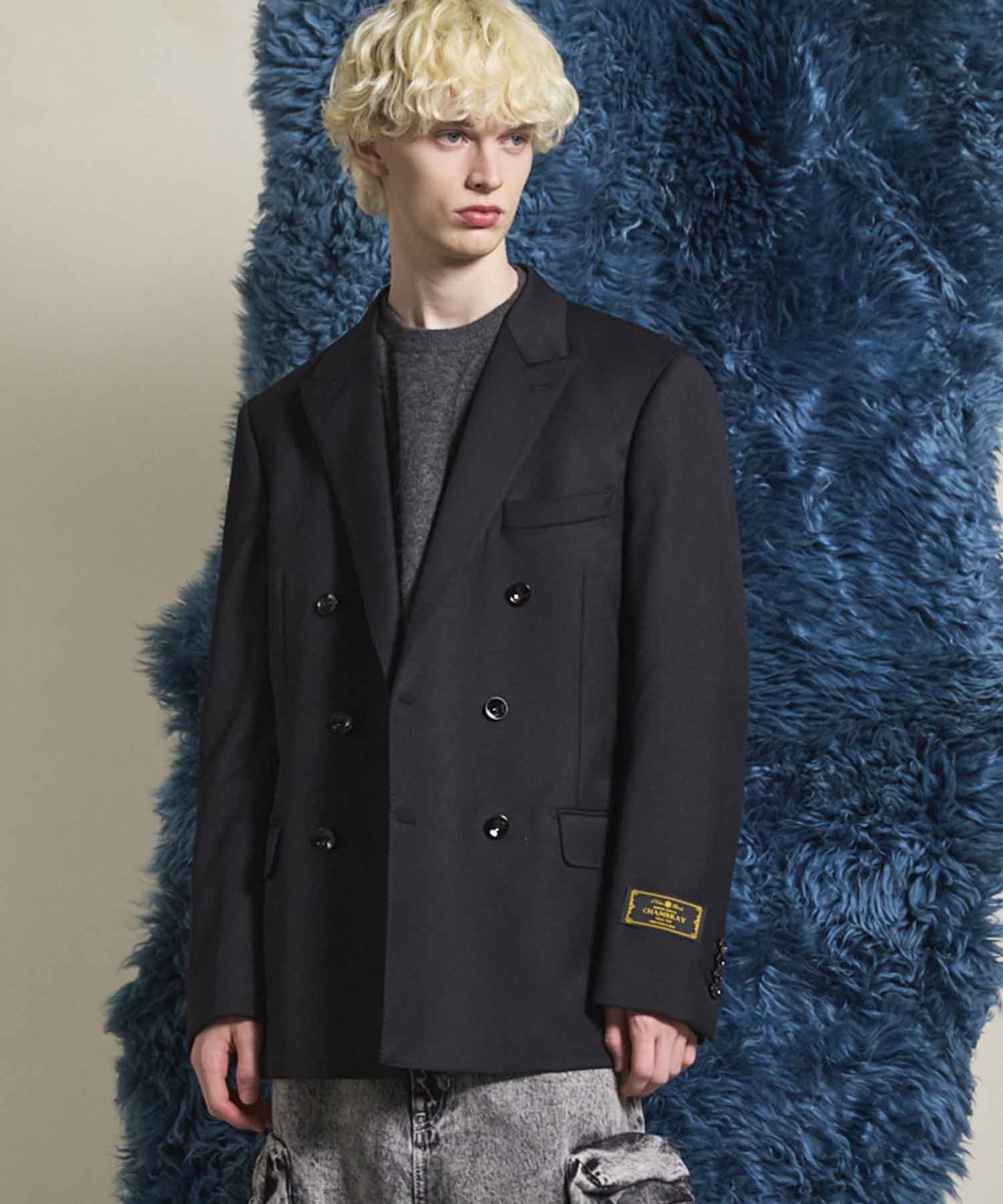 SUPER JUNIOR D&E ウニョク LEATHER BLOUSON SOPH. | LEATHER BLOUSON(1 BLACK):