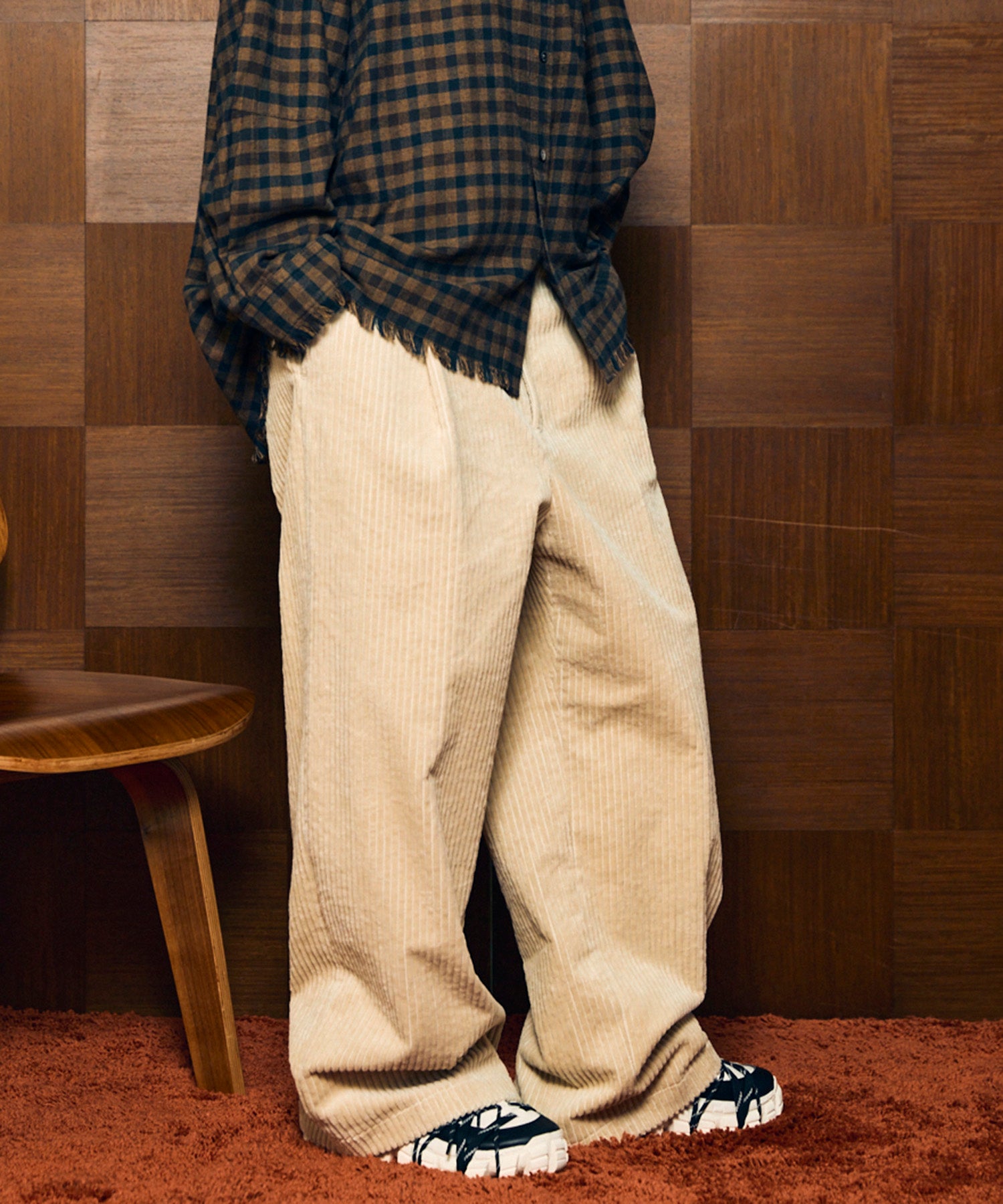 ★薄手 XL相当★ PT01 コーデュロイ SHARP FIT ストレッチ 青 ☆薄手 XL相当☆ PT01 コーデュロイ SHARP FIT ストレッチ 青