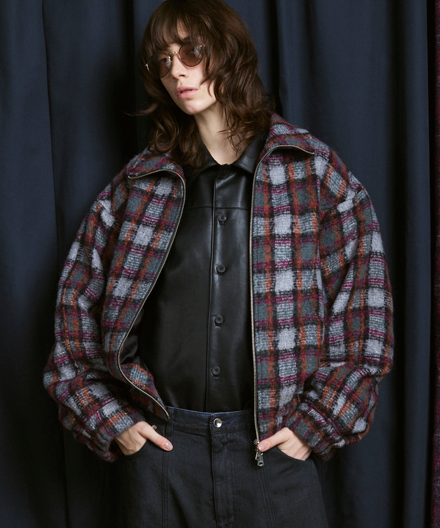 ♡メゾンスペシャル♡Italian Dead Stock Fabric♡ブルゾン MAISON SPECIAL ブルゾン アウター 「UNISEX」「Italian Dead Stock