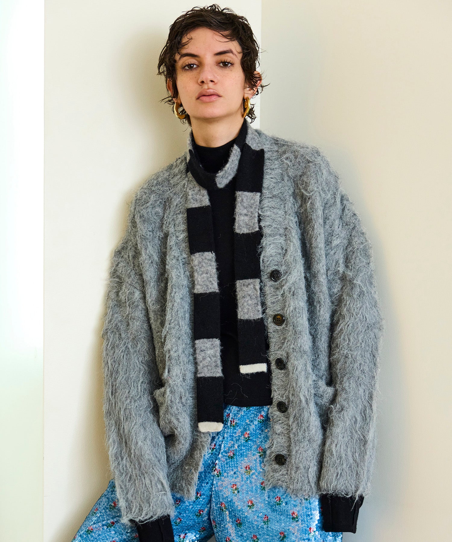 【MAISON SPECIAL】フラッフィーシャギーカーディガン Fluffy Shaggy Knit Cardigan