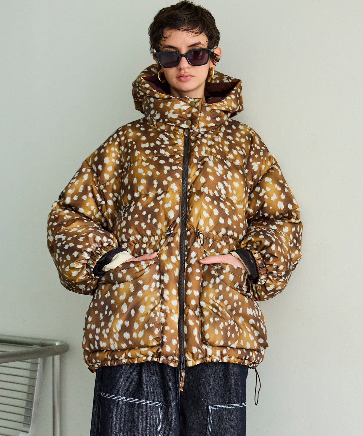Reversible Printed Down Coat