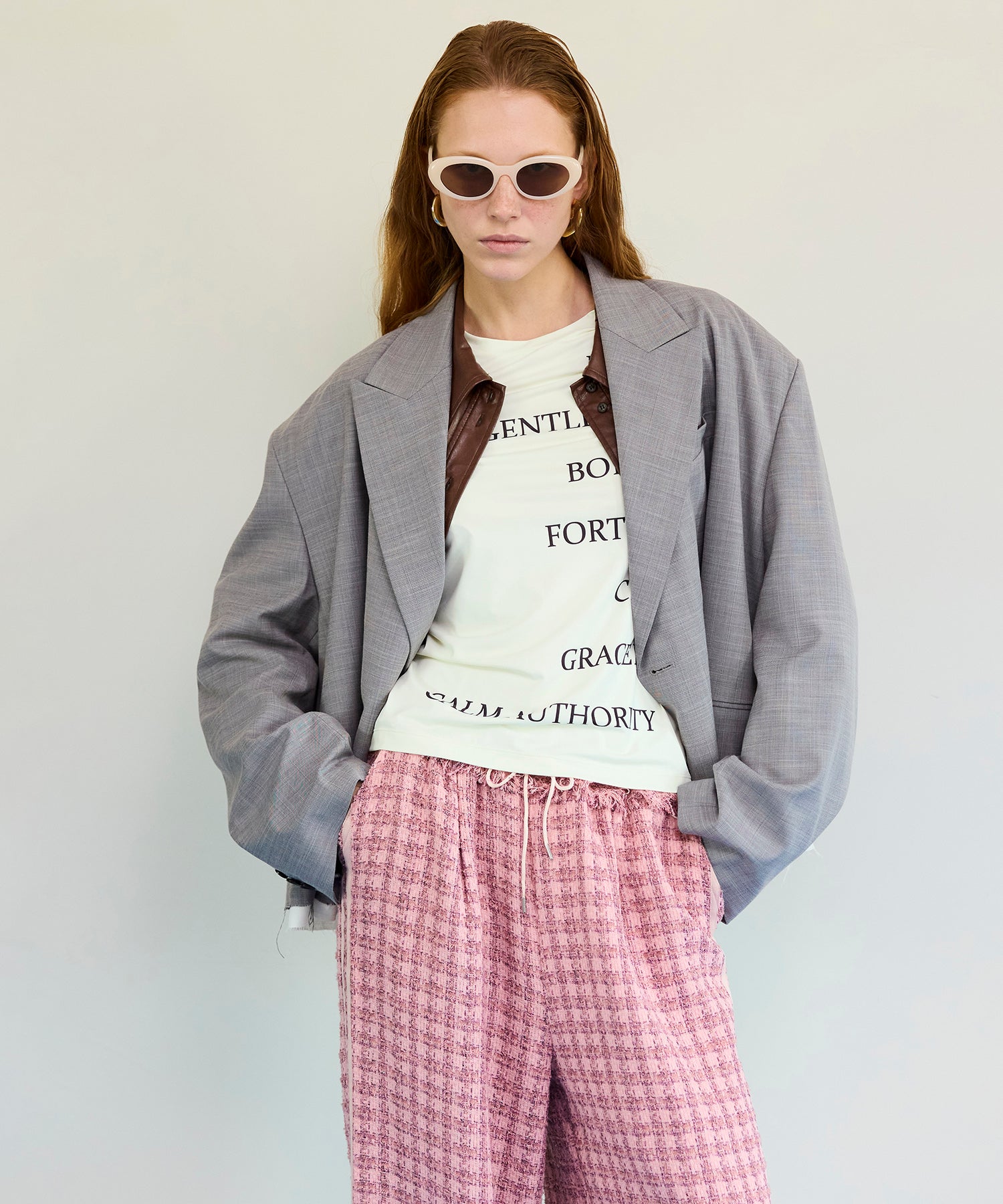 aaaa様　ジャケット　サイズm Cut-Off Mid-Length Jacket
