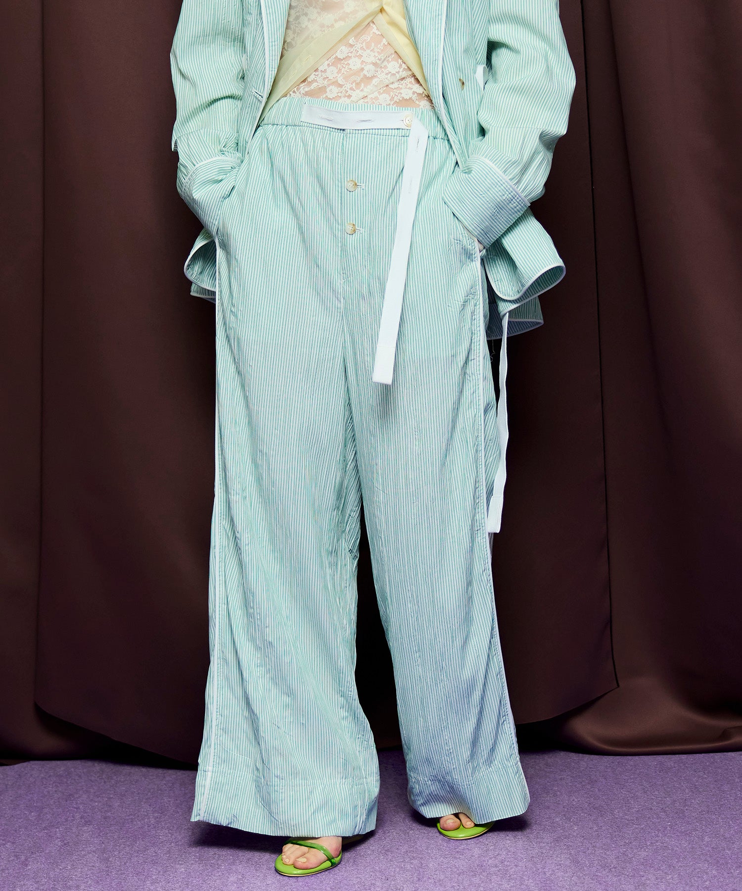 Belted Pajama Pants