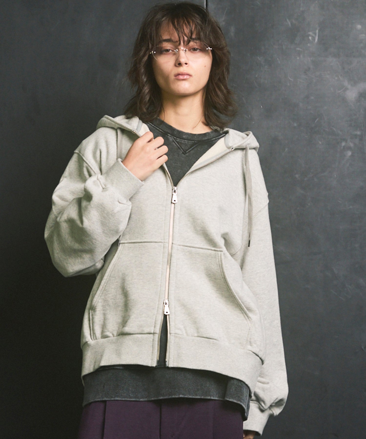 ONE-MILE WEAR】プライムオーバージップパーカー