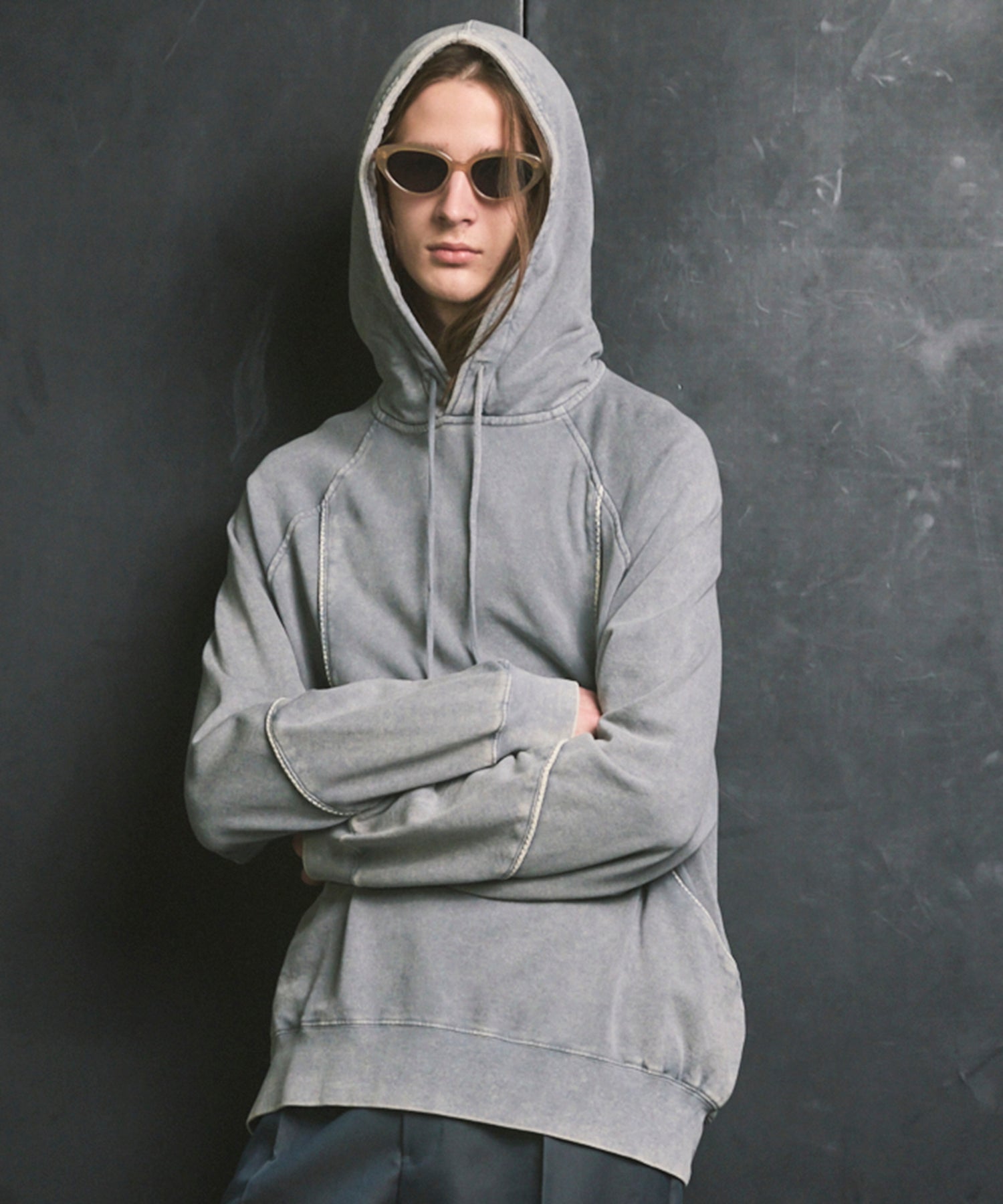 Cashmere Cotton Sweat Pullover Hoodie