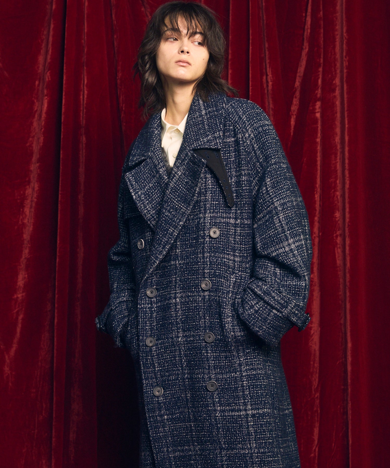 LIMITED EDITION】Double-breasted Prime-Over Trench Coat