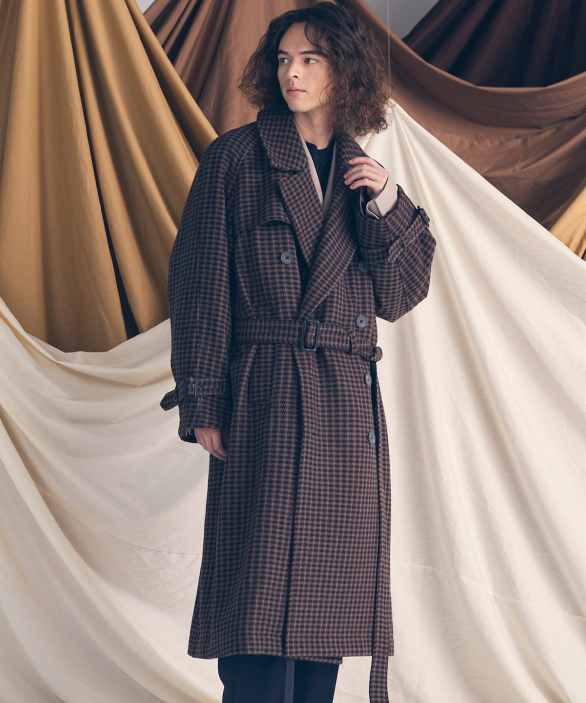 Double-breasted Prime-Over Trench Coat