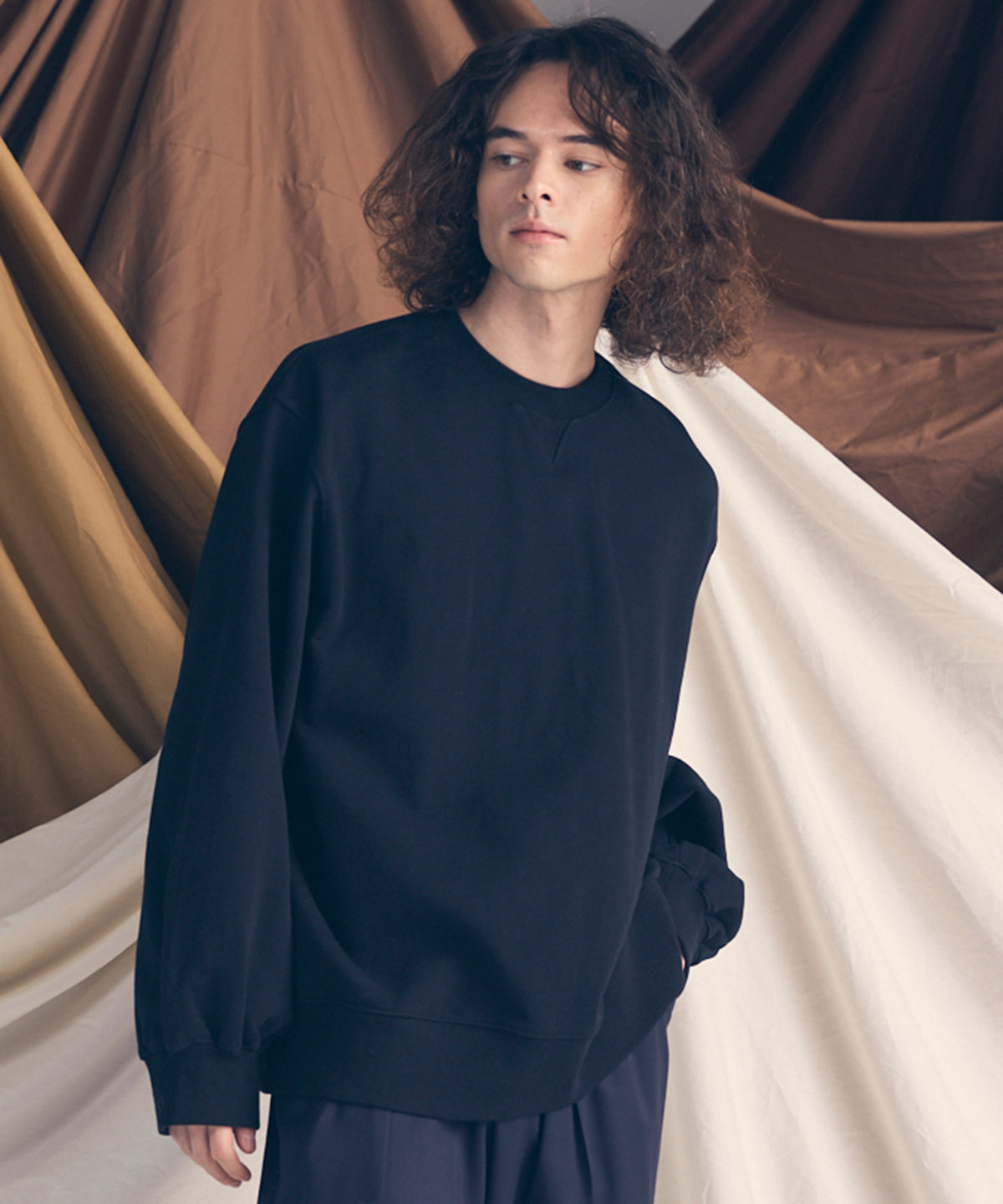 【25AW PRE-ORDER】Nuance Graphics Hand Stitching Long Sleeve TEE