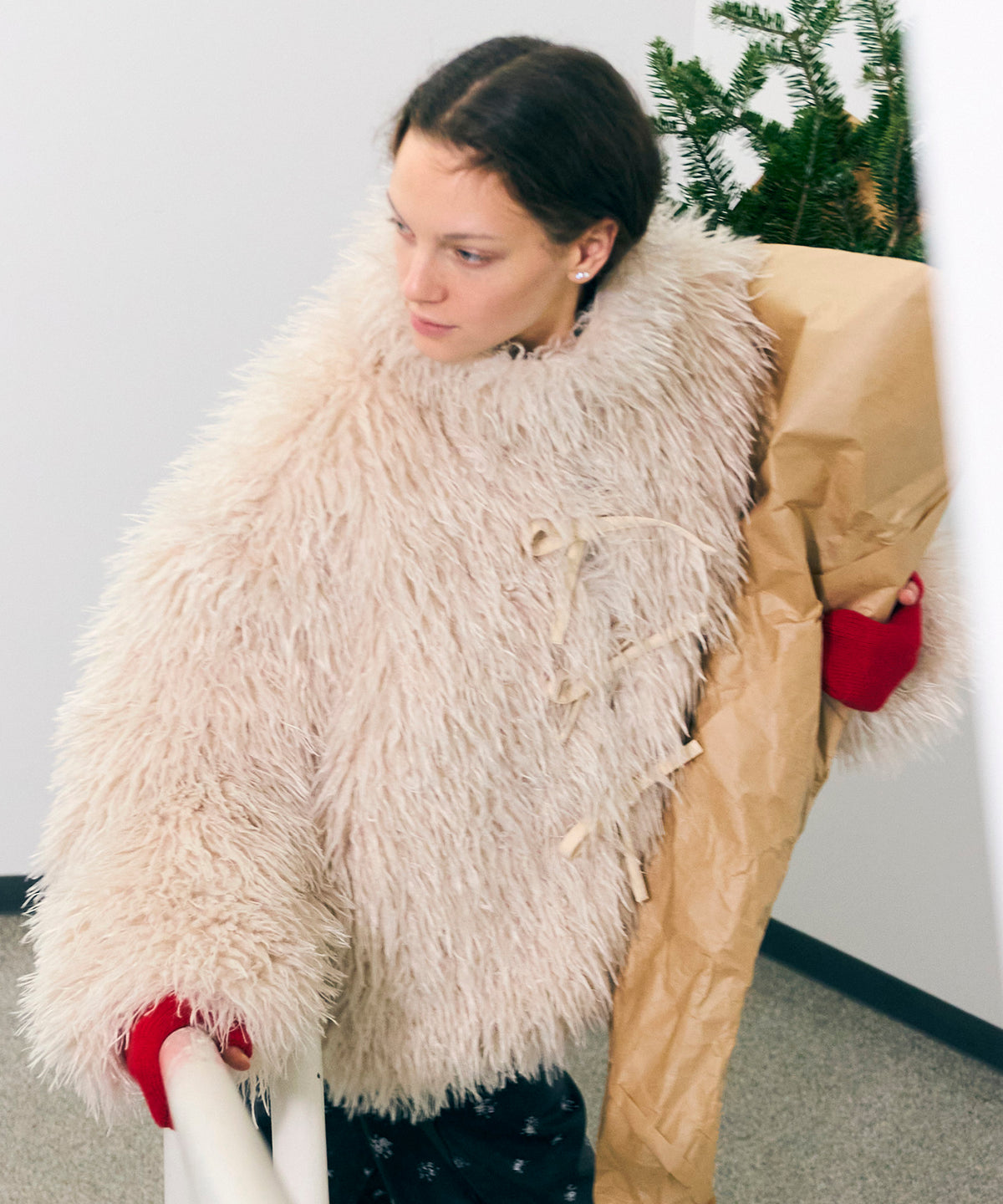 【25WINTER preorder】Reversible Fur Blouson