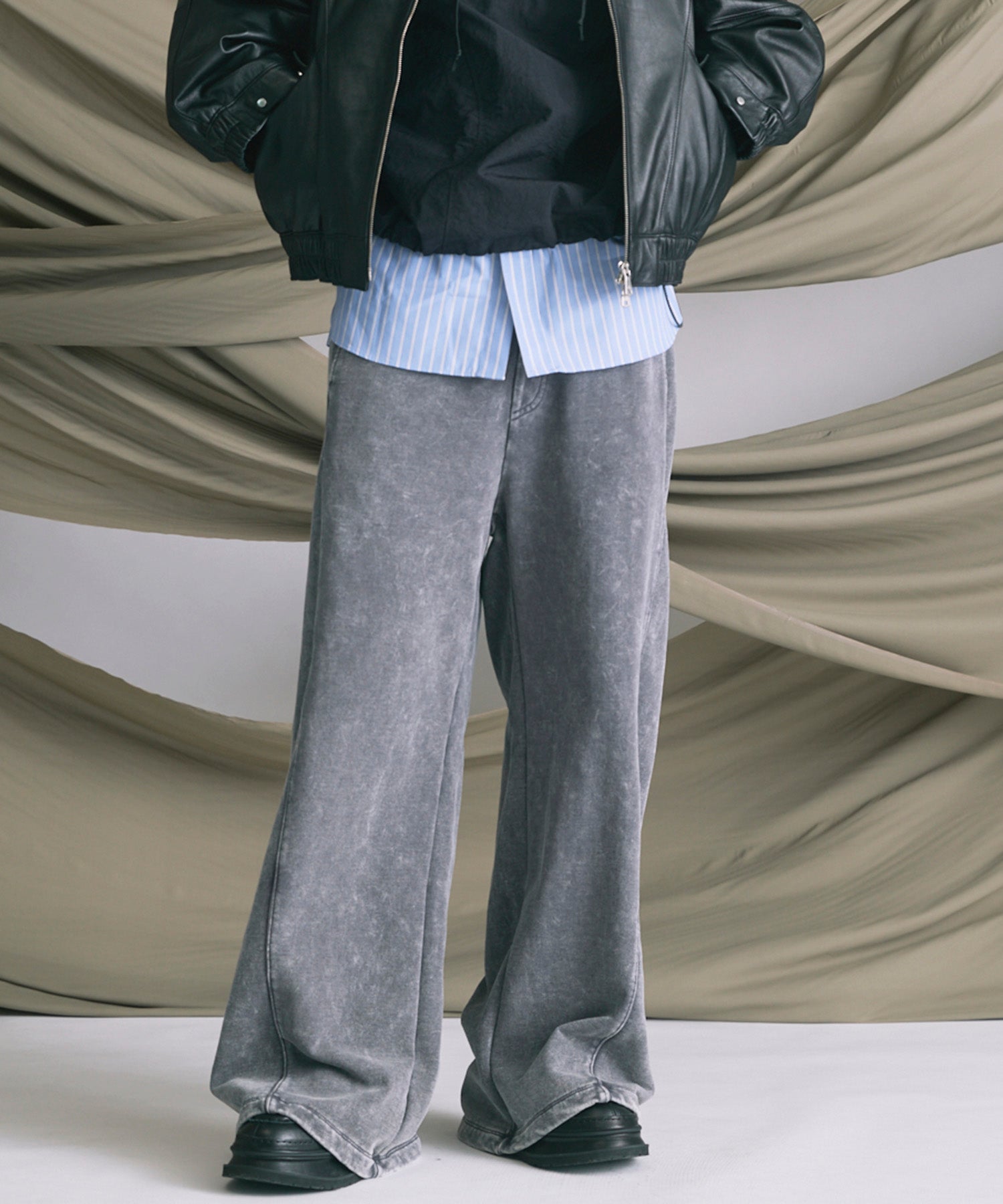 ONE-MILE WEAR】Prime-Wide Fade Sweatpants