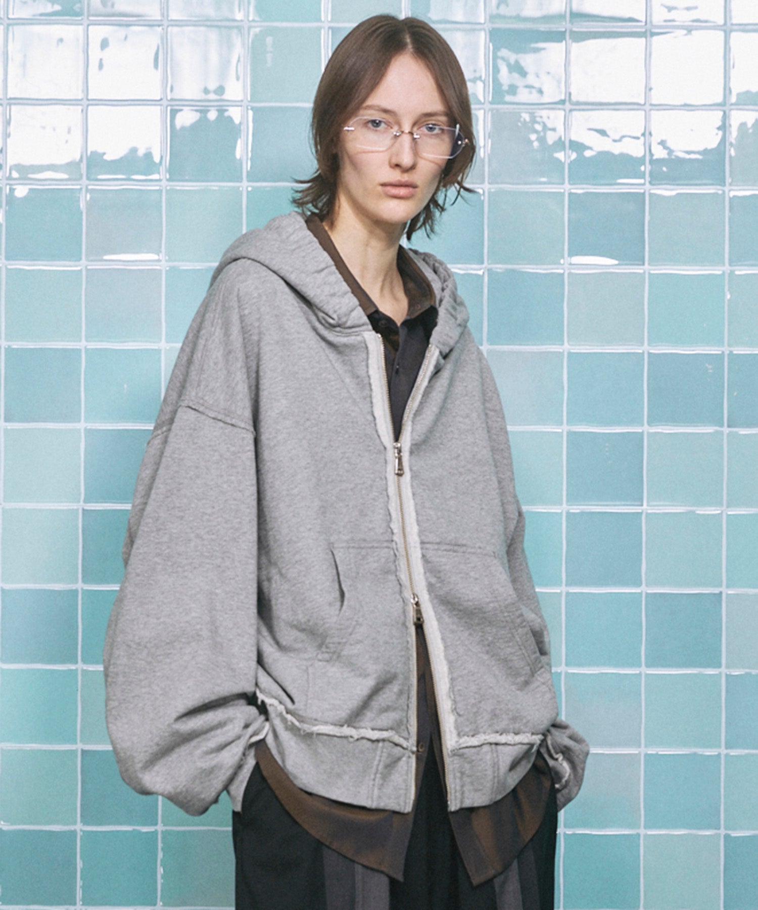 オゾンコミュニティ　パーカー/フーディ Prime-Over Gathered Hood Zip Parka