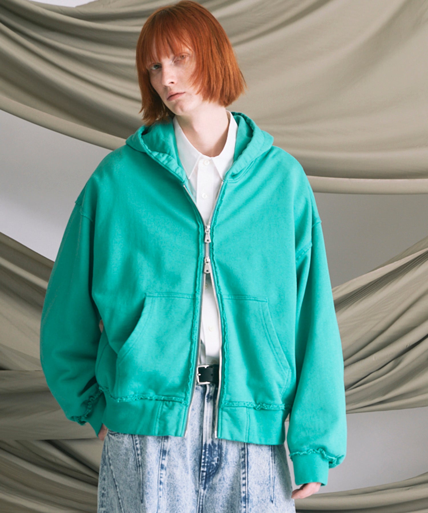 Prime-Over Gathered Hood Zip Parka