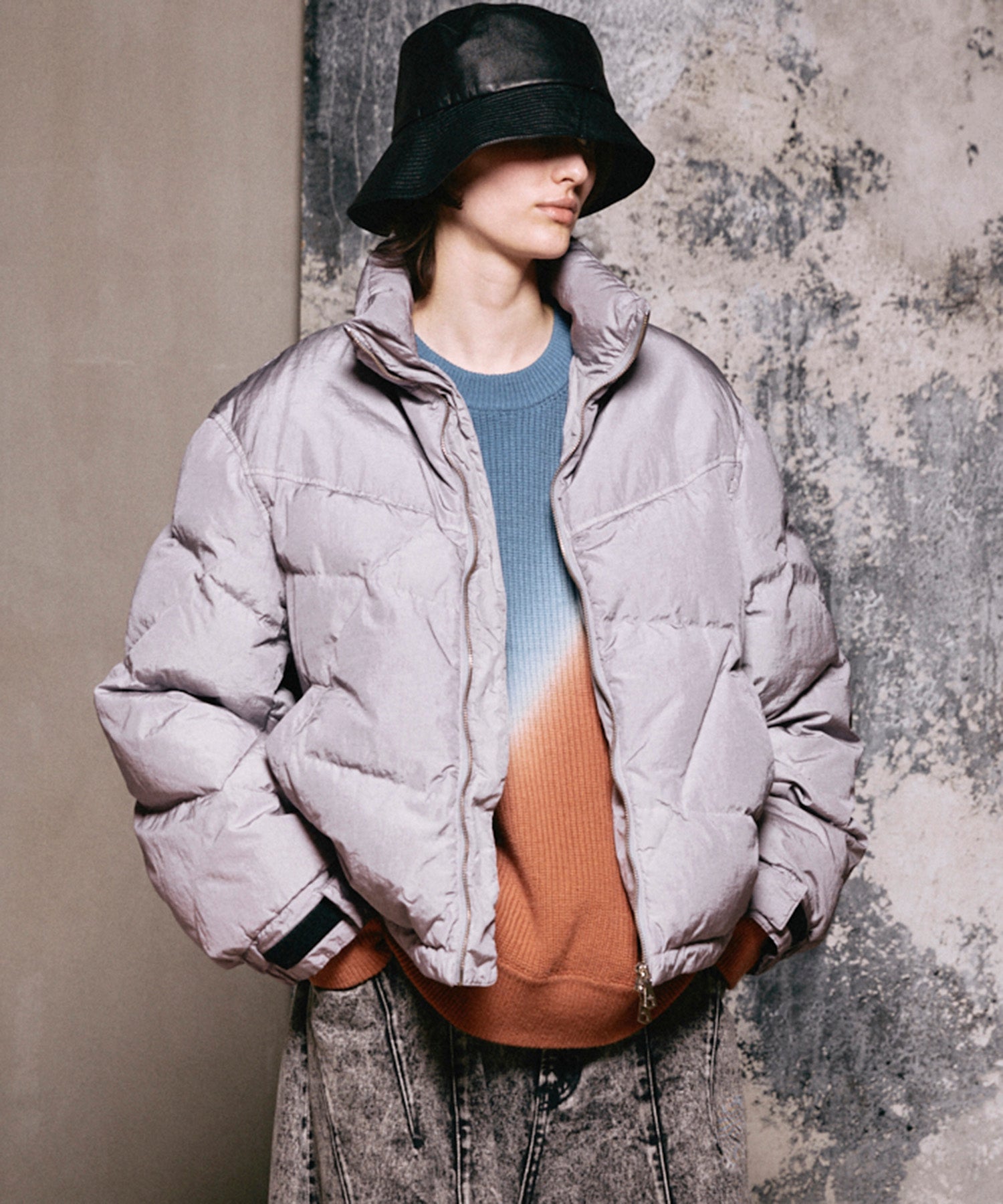 Garment-dye Prime-Over Down Jacket