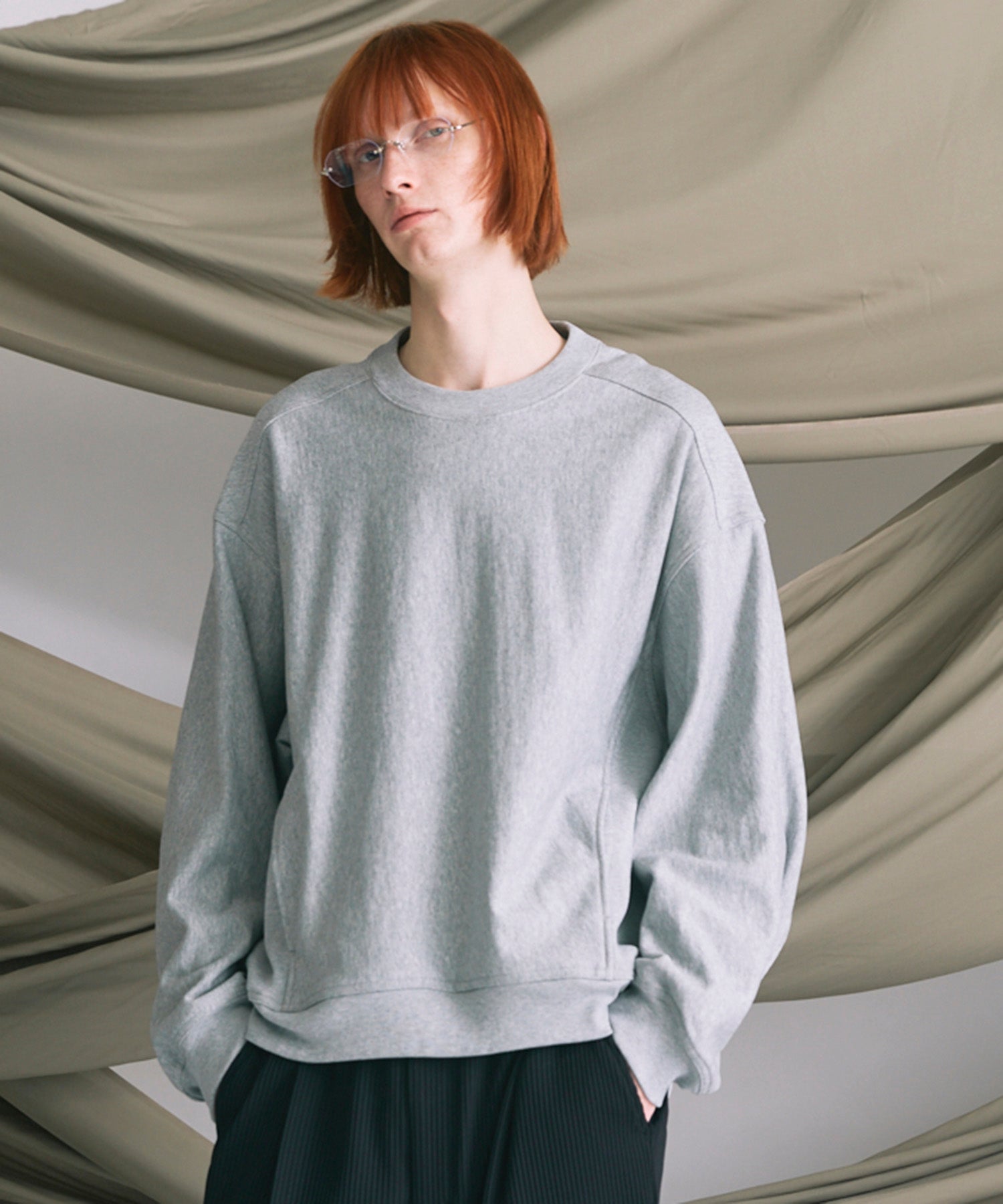 メゾンスペシャル リス」 プライムオーバークルーネックスウェット Prime-Over Crew Neck Pullover Sweatshirt