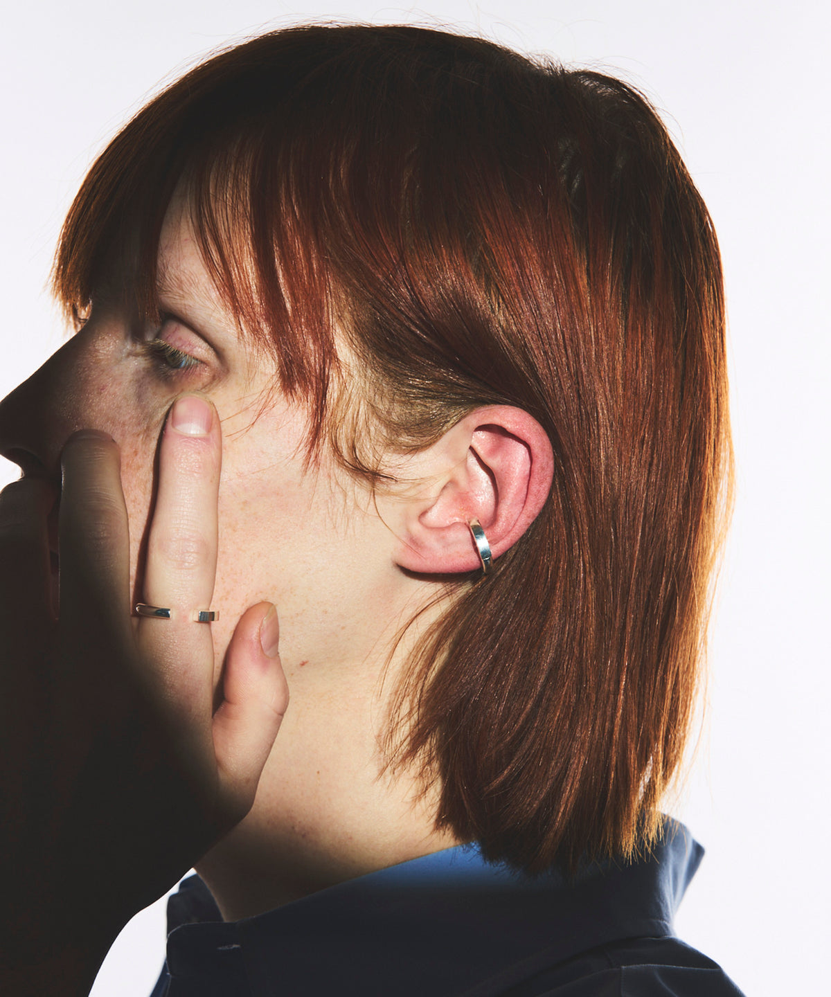 【Made In YAMANASHI Jewelry】〇□ Ear Cuff