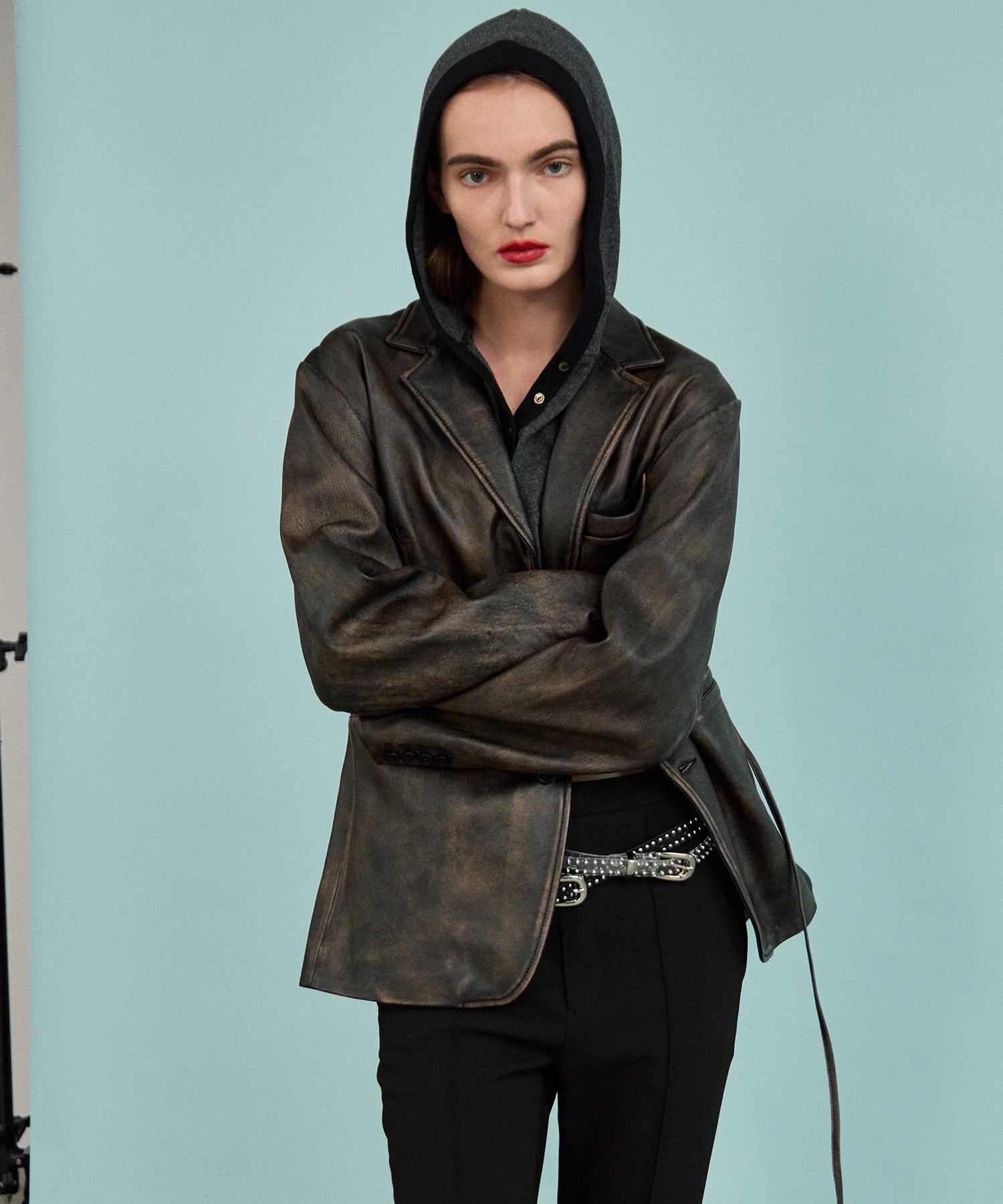 Leather Tailored Jacket