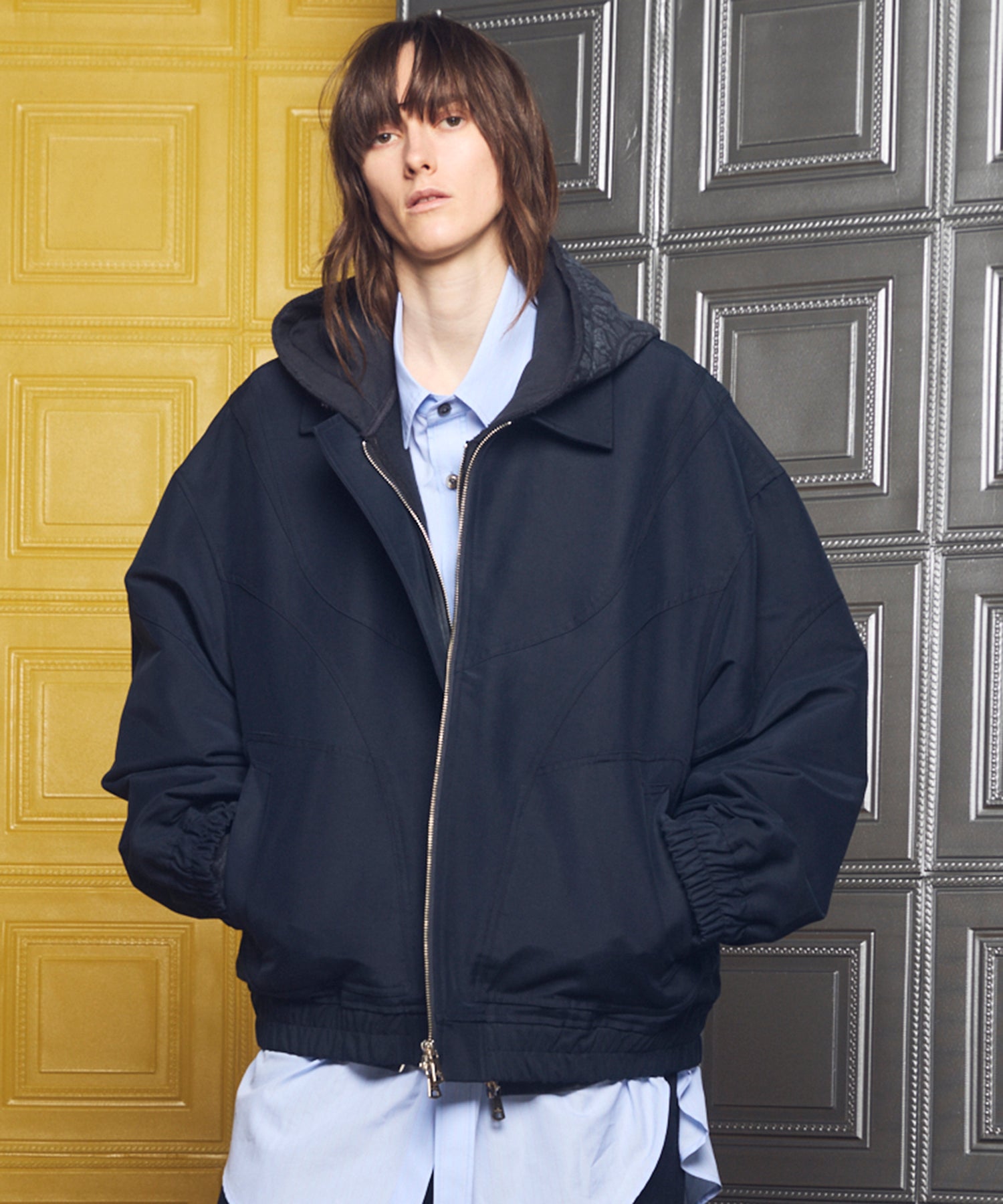 Prime-Over Multi Switching Blouson Prime-Over Multi Switching Blouson