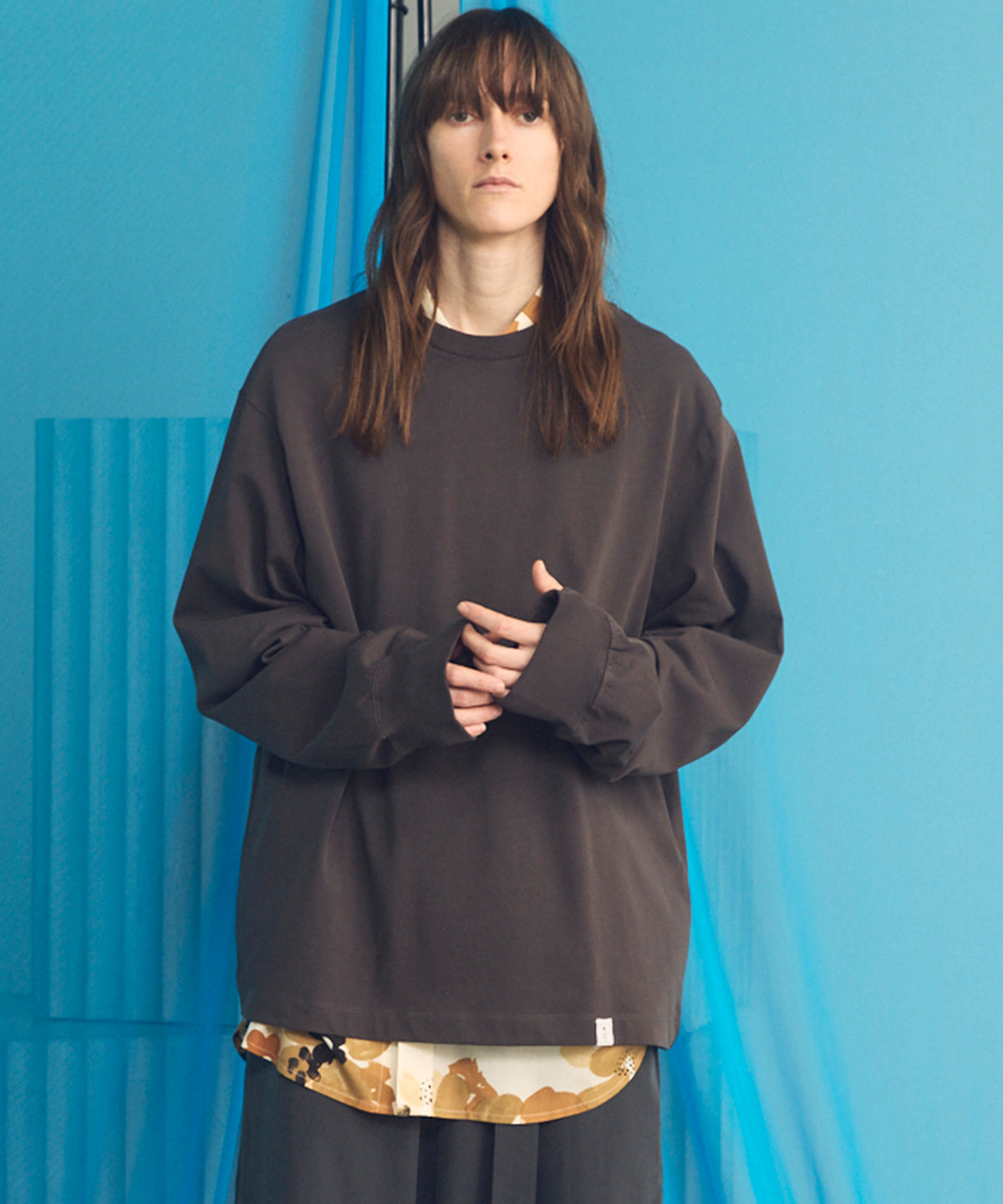 【EX】Prime-Over Cotton Jersey Long Sleeve T-shirt
