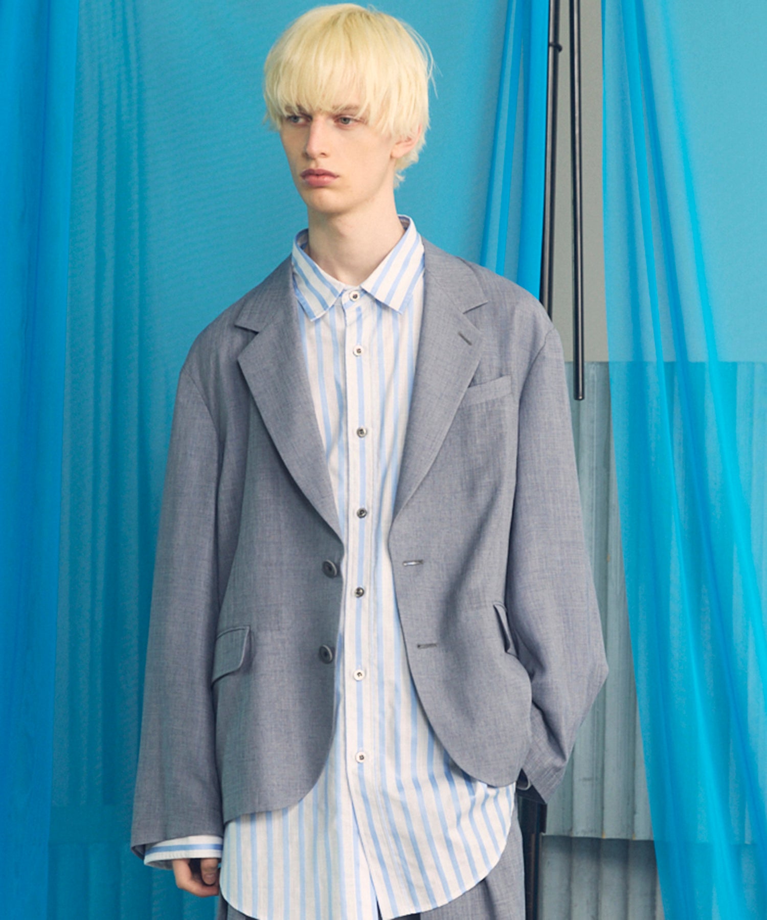 ジャケット・アウター Triacetate Prime-Over Tailored Jacket Triacetate Prime-Over 2B Tailored Jacket