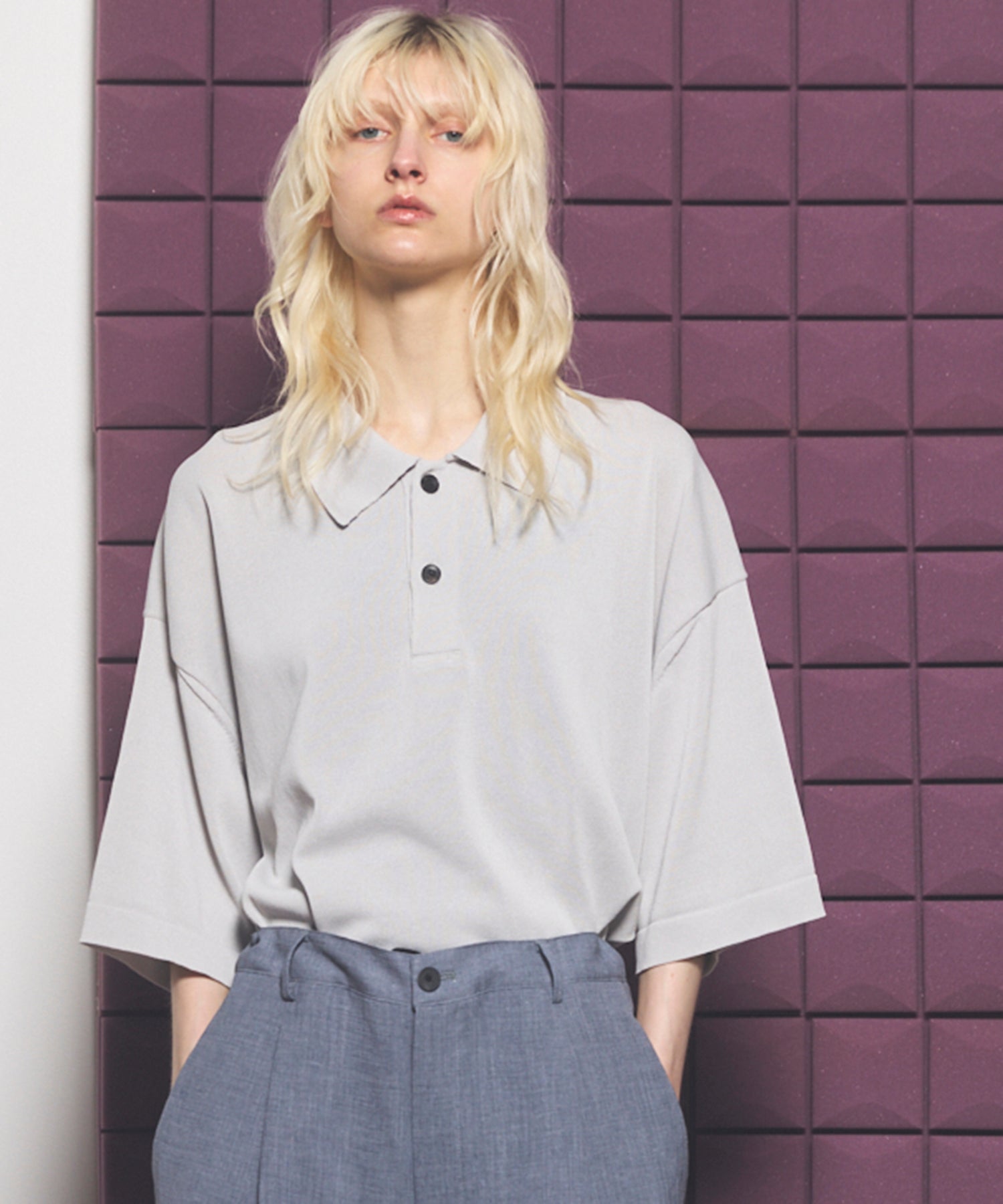 トップス Stone  30th Anniversary Polo 2012 26SS PRE-ORDER】OUTLAST Prime-Over Short Sleeve Knit Polo Shirt