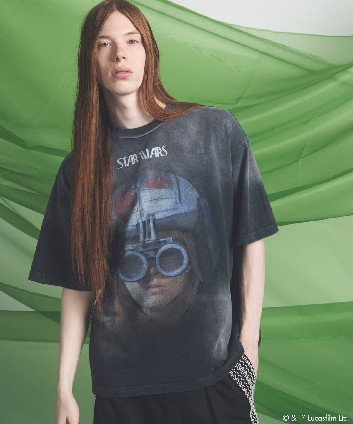 【PRE-ORDER】【MOVIE SERIES】「STAR WARS」Graphic Print Prime-Over Crew Neck T-Shirt