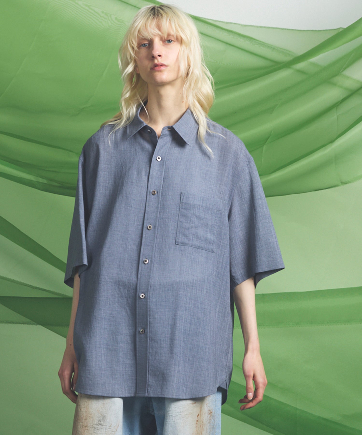 26SS PRE-ORDER】Triacetate Prime-Over Short Sleeve Shirt
