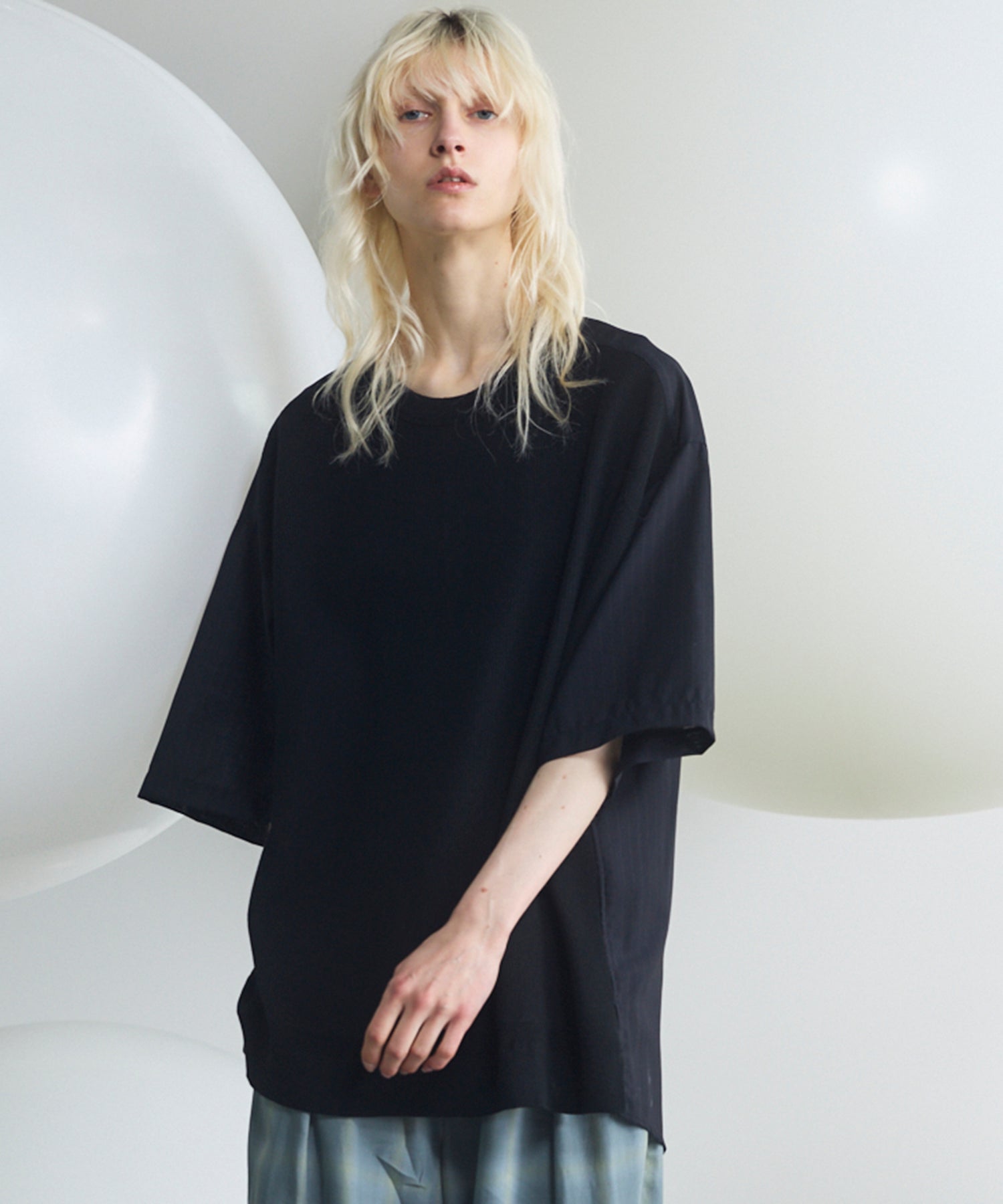 Shirt Docking Prime-Over Short Sleeve Knit T-shirt