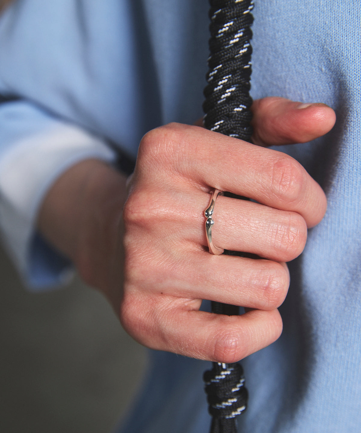 【26SS PRE-ORDER】F-hole Motif Two-Link Ring