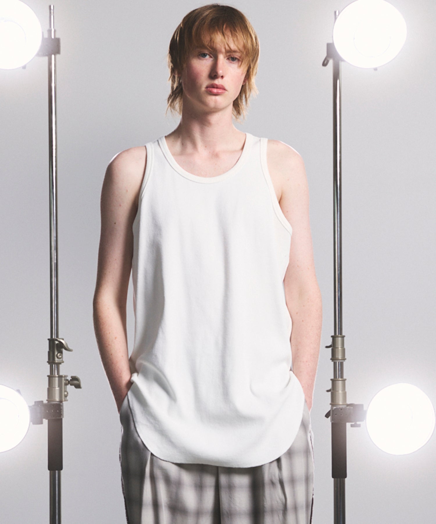 Fraise Layered Round Tank Top