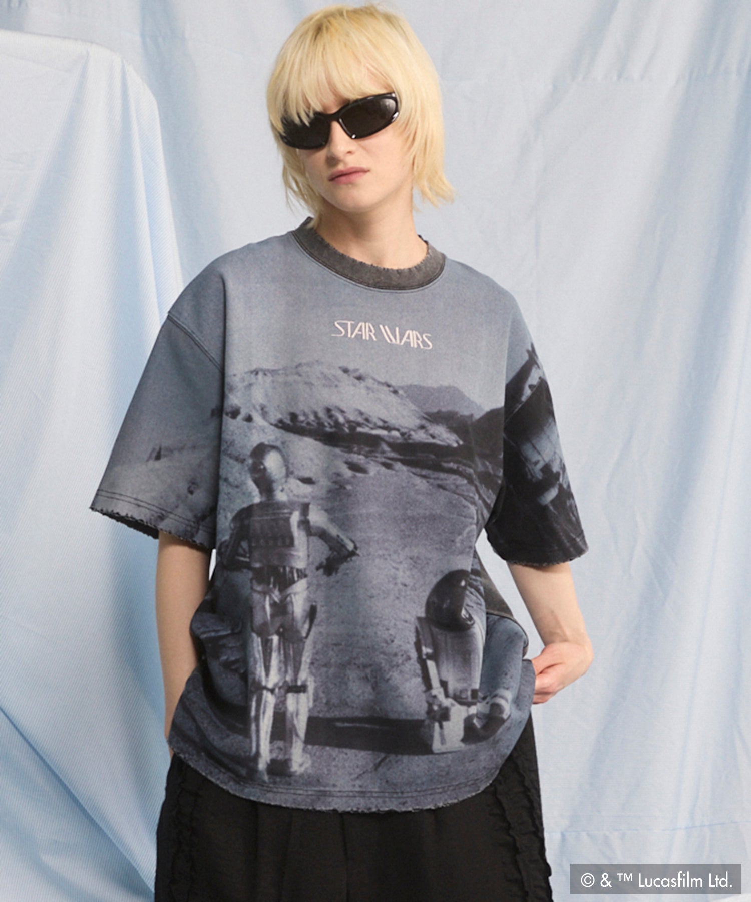 MOVIE SERIES】「STAR WARS」Prime-Over Crew Neck T-Shirt