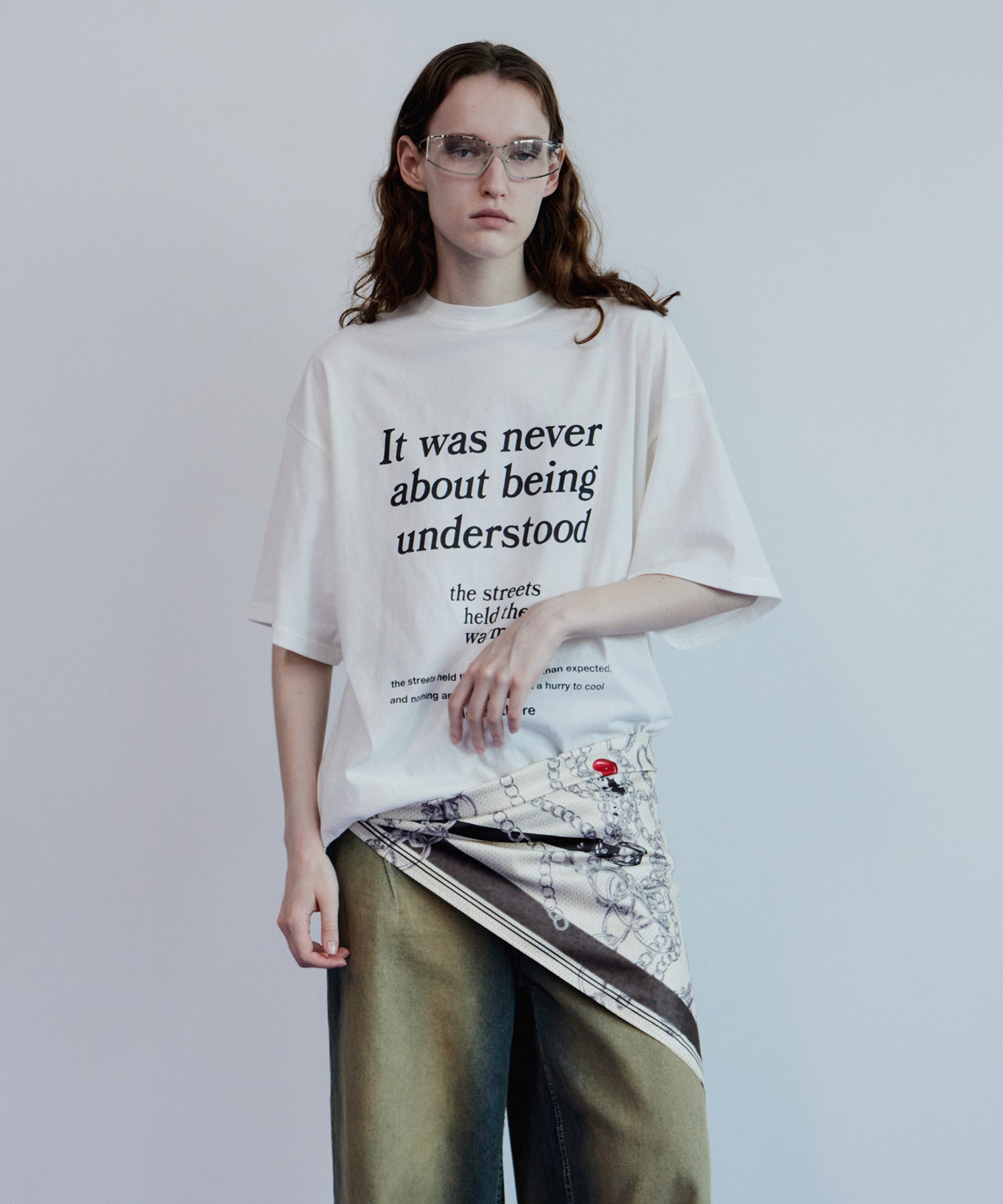 Message Oversized T-Shirt