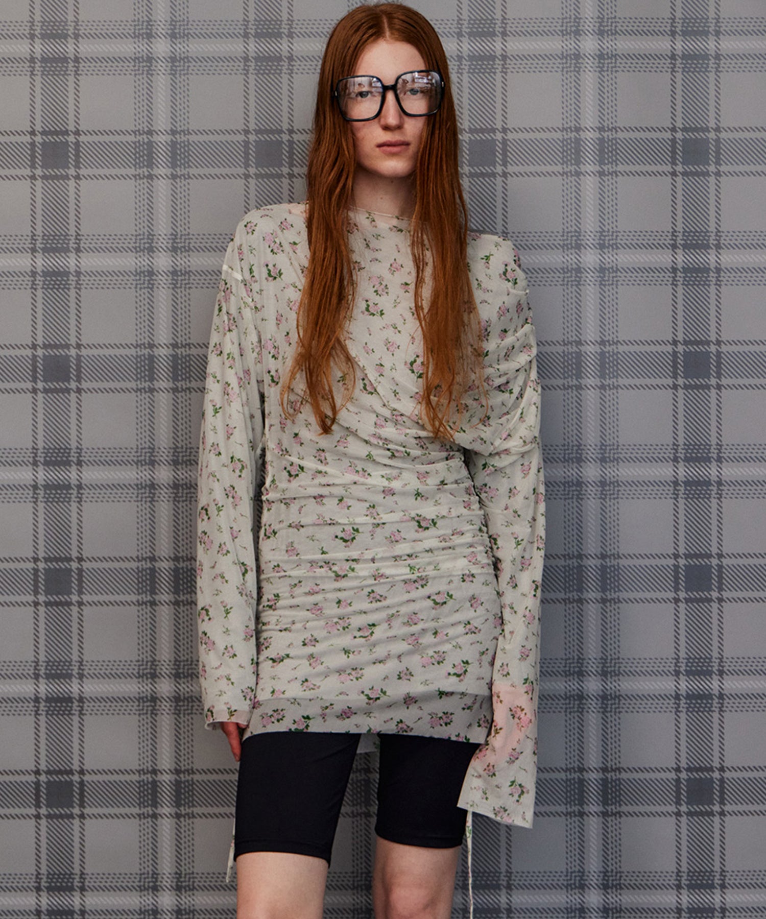 26AUTUMN PRE-ORDER】Sheer Layered Drape Top