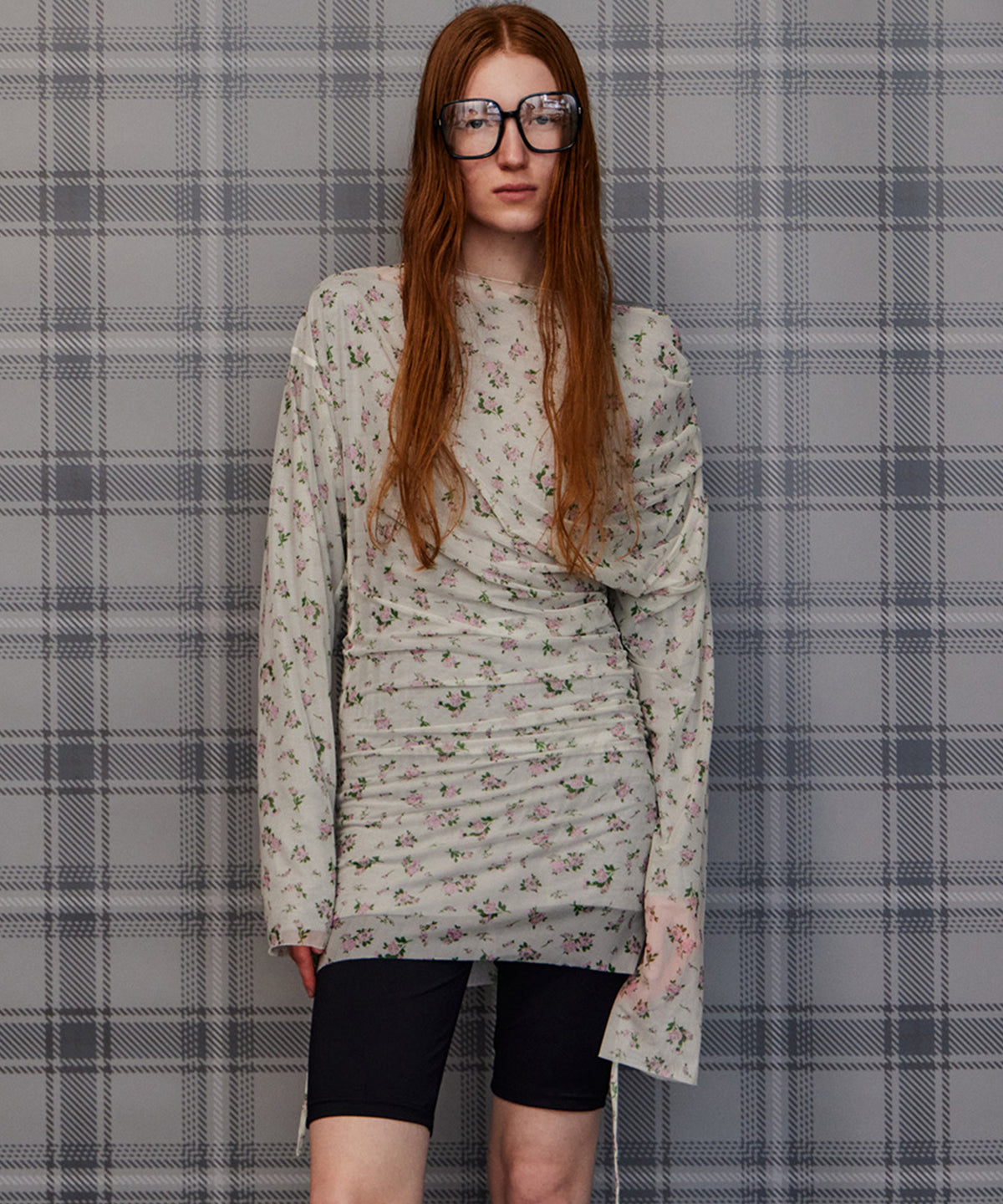 Sheer Layered Drape Top