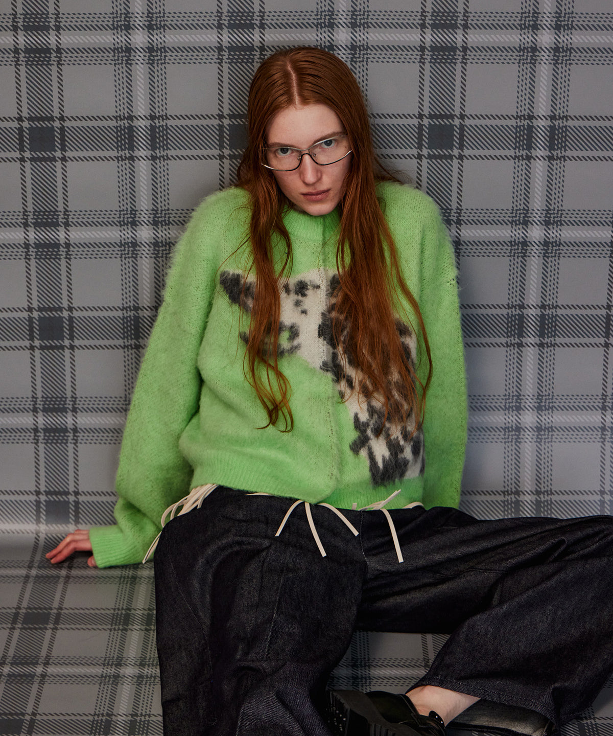 【26AUTUMN PRE-ORDER】Dalmatian Knit Cardigan