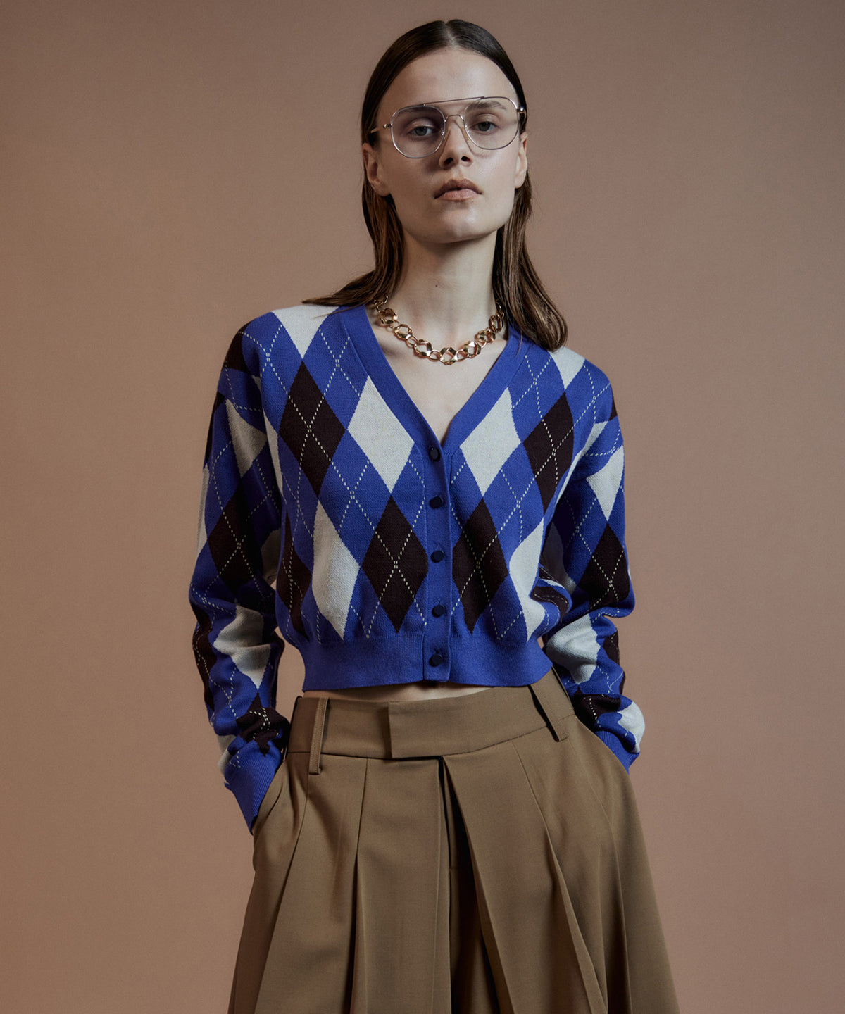 Argyle Cardigan