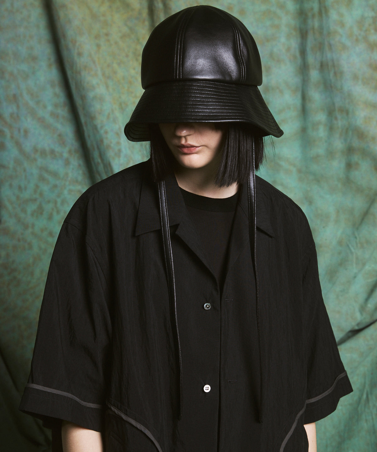 Artificial Leather Metro Hat