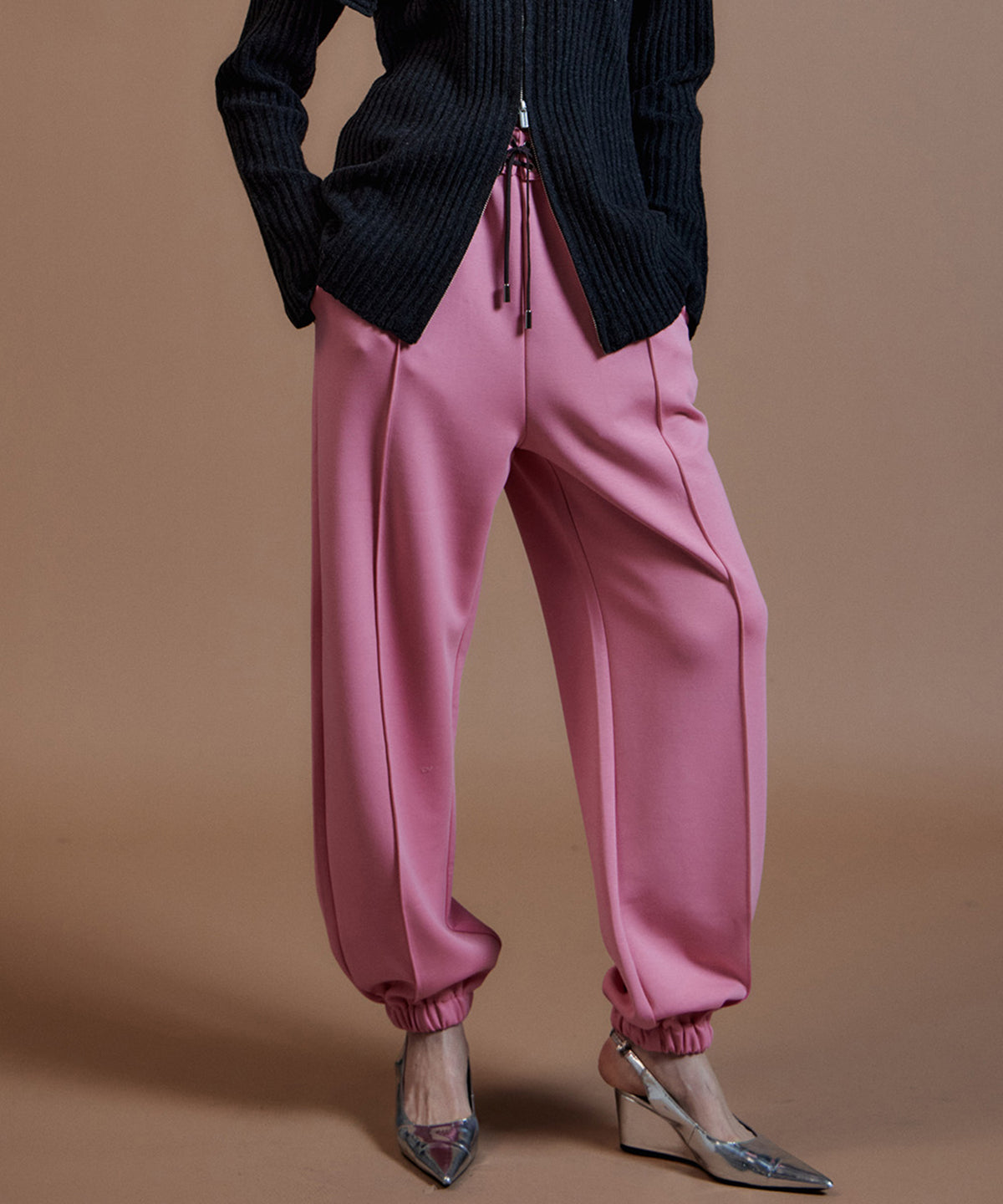 Lace-Up Jogger Pants
