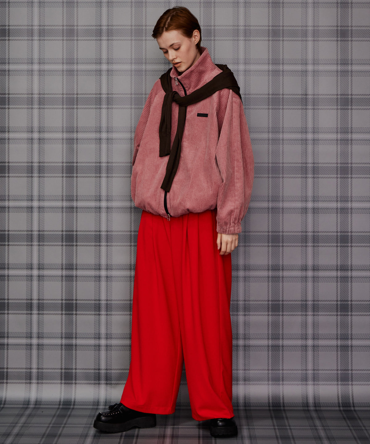 【26AUTUMN PRE-ORDER】Corduroy High-Neck Blouson