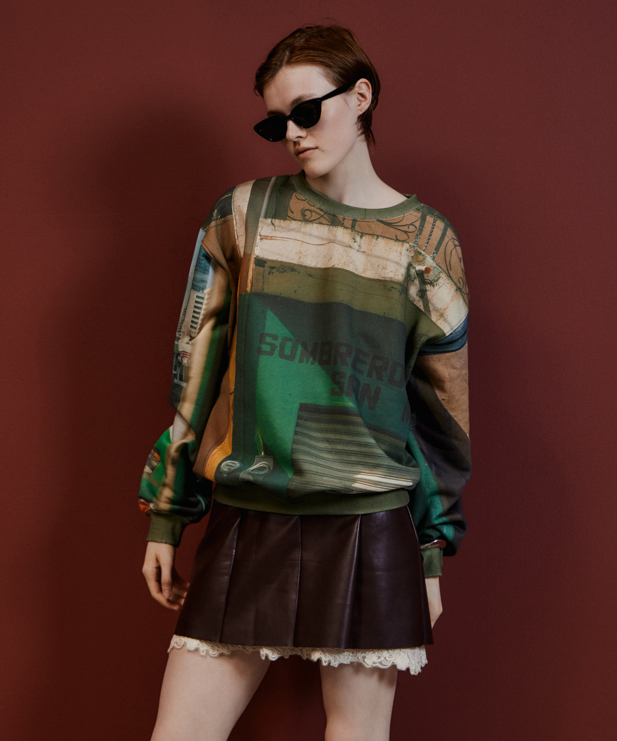 Cityscape Photo Sweatshirt Top