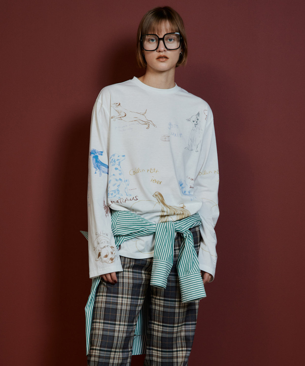 【PRE-ORDER】Dog Party Long Sleeve T-Shirt