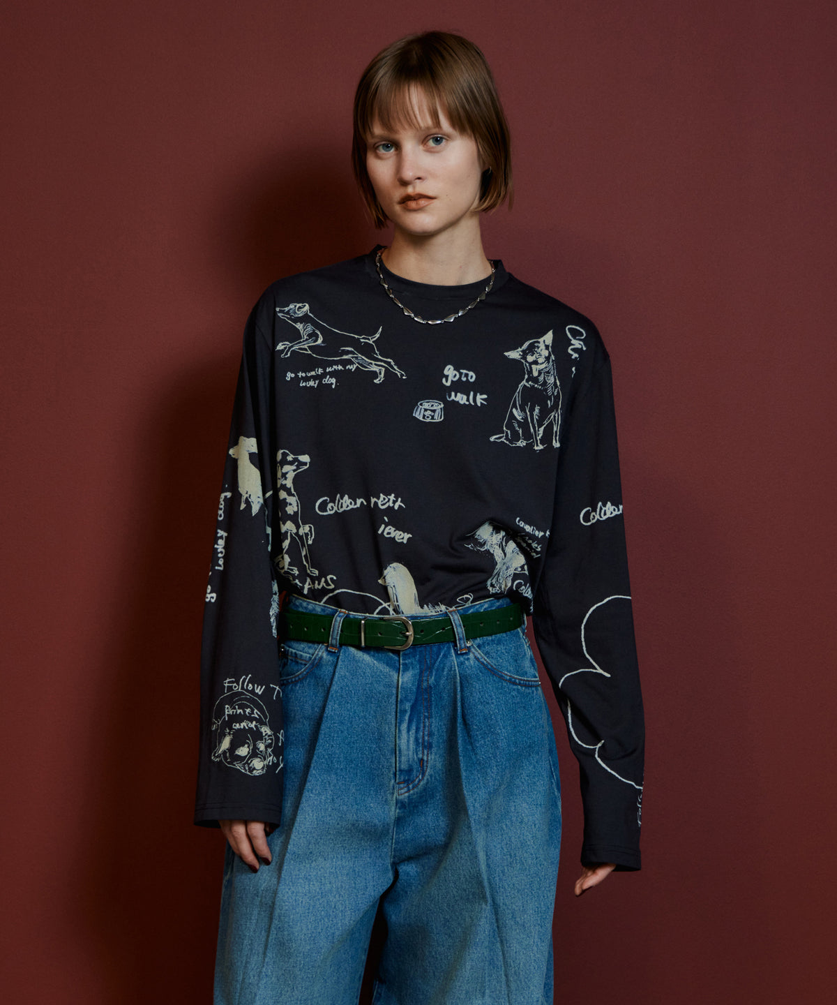 【PRE-ORDER】Dog Party Long Sleeve T-Shirt