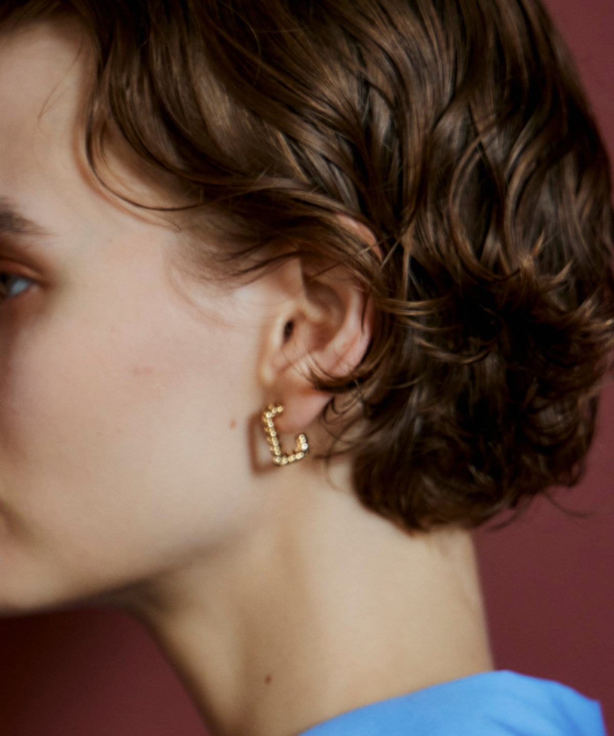 【26AUTUMN PRE-ORDER】Twist Square Earrings
